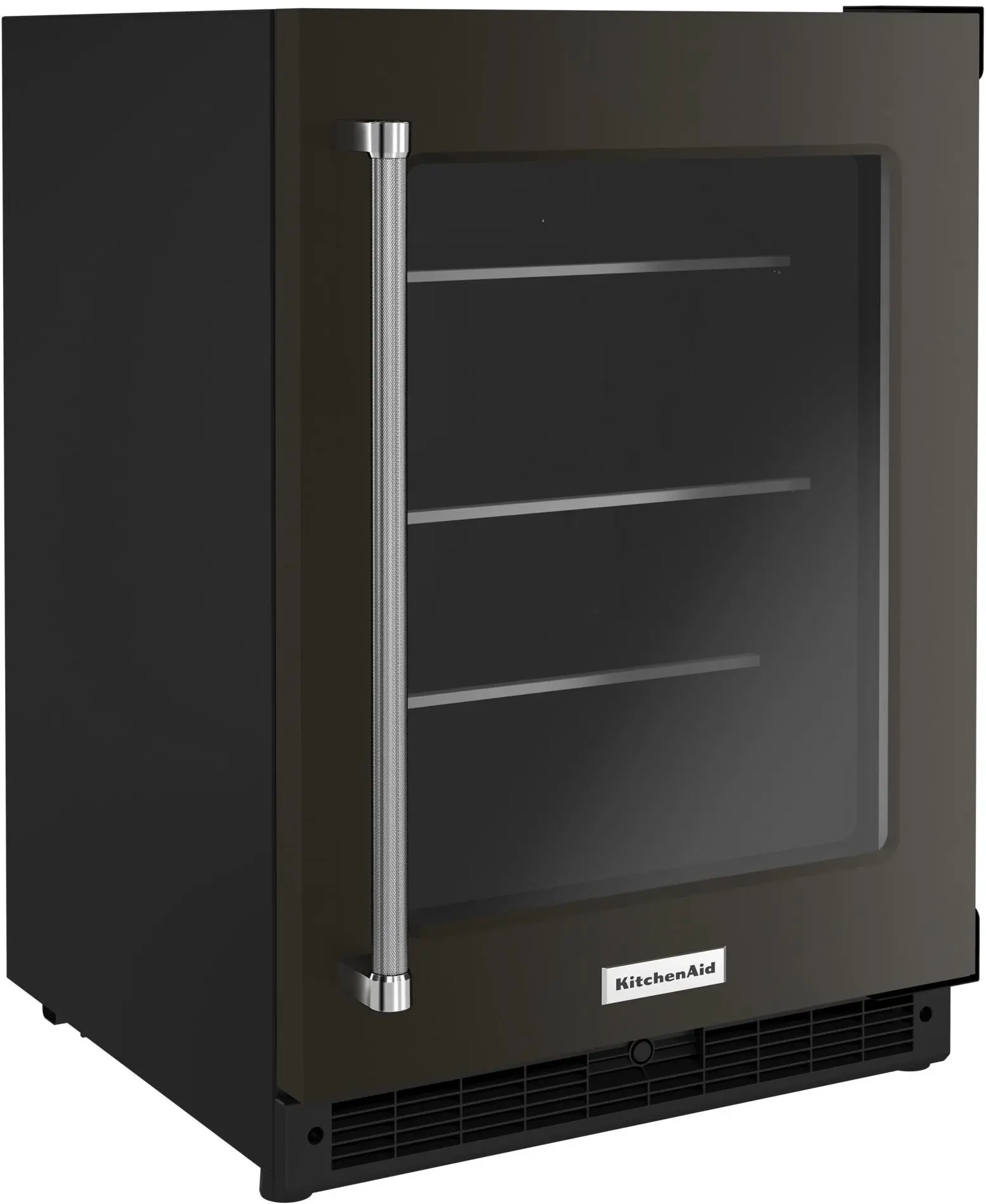 KitchenAid KURR314KBS Black Stainless Steel with PrintShield Finish, Rig...