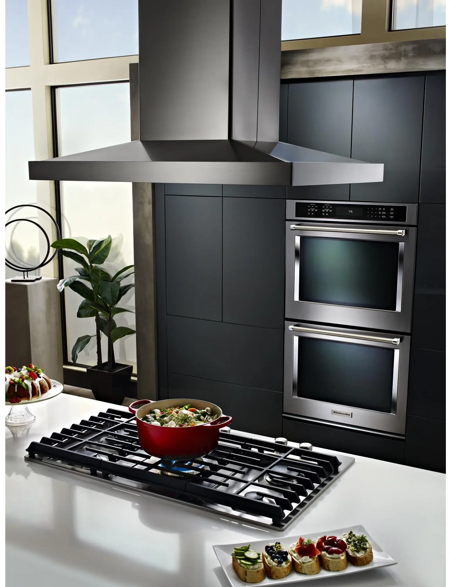 KitchenAid KVIB602DSS Island Chimney Range Hood Stainless Steel