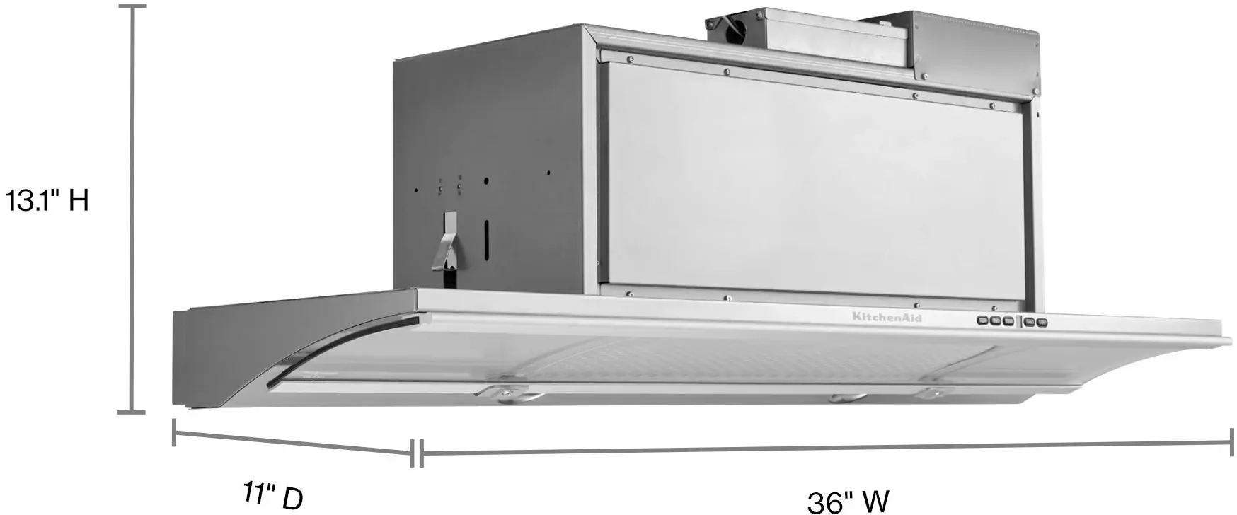 KitchenAid KXU2836JSS Stainless Steel, 36 Inch