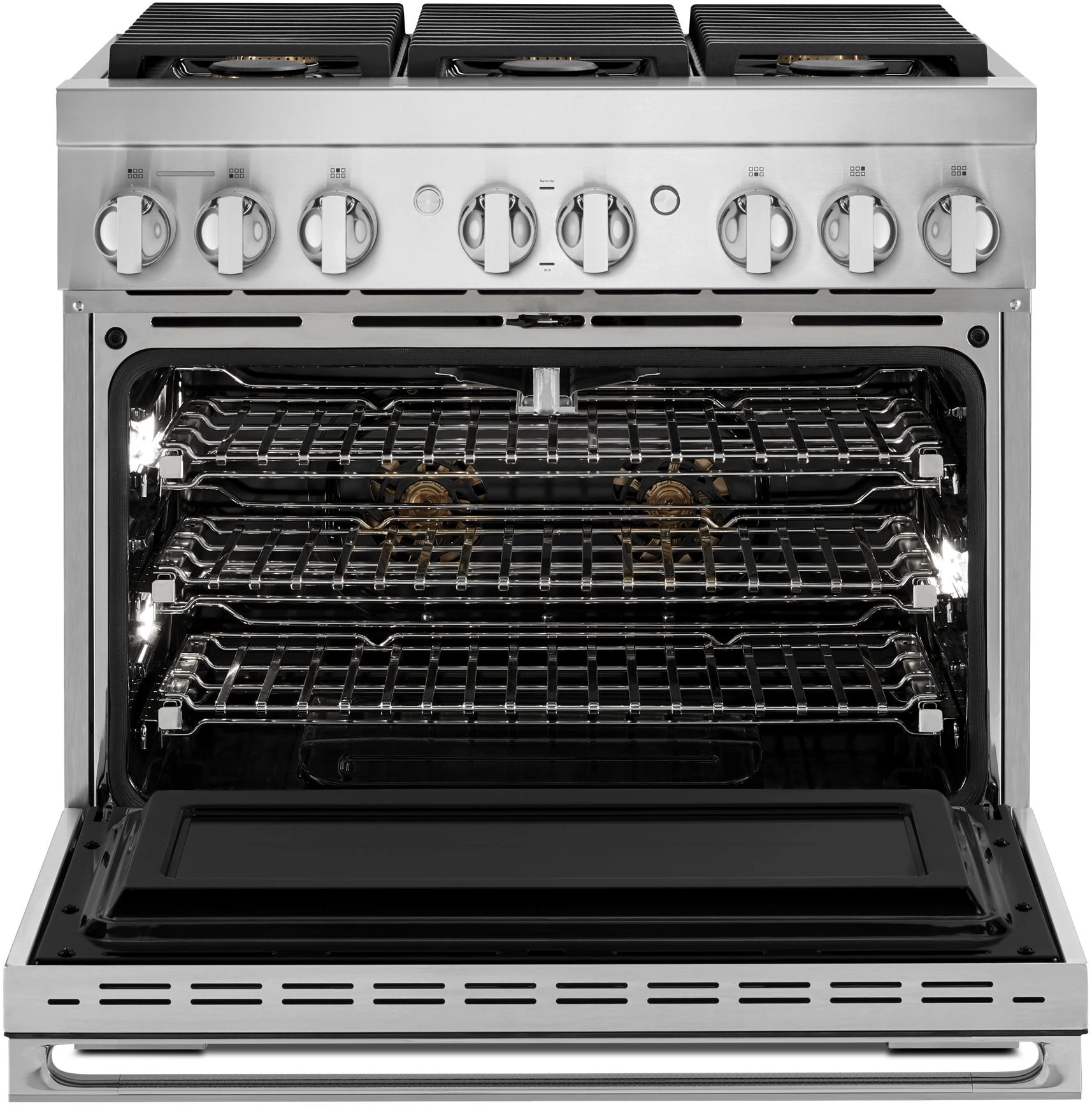 Jenn Air JDRP436HM Stainless Steel, Noir, Natural Gas