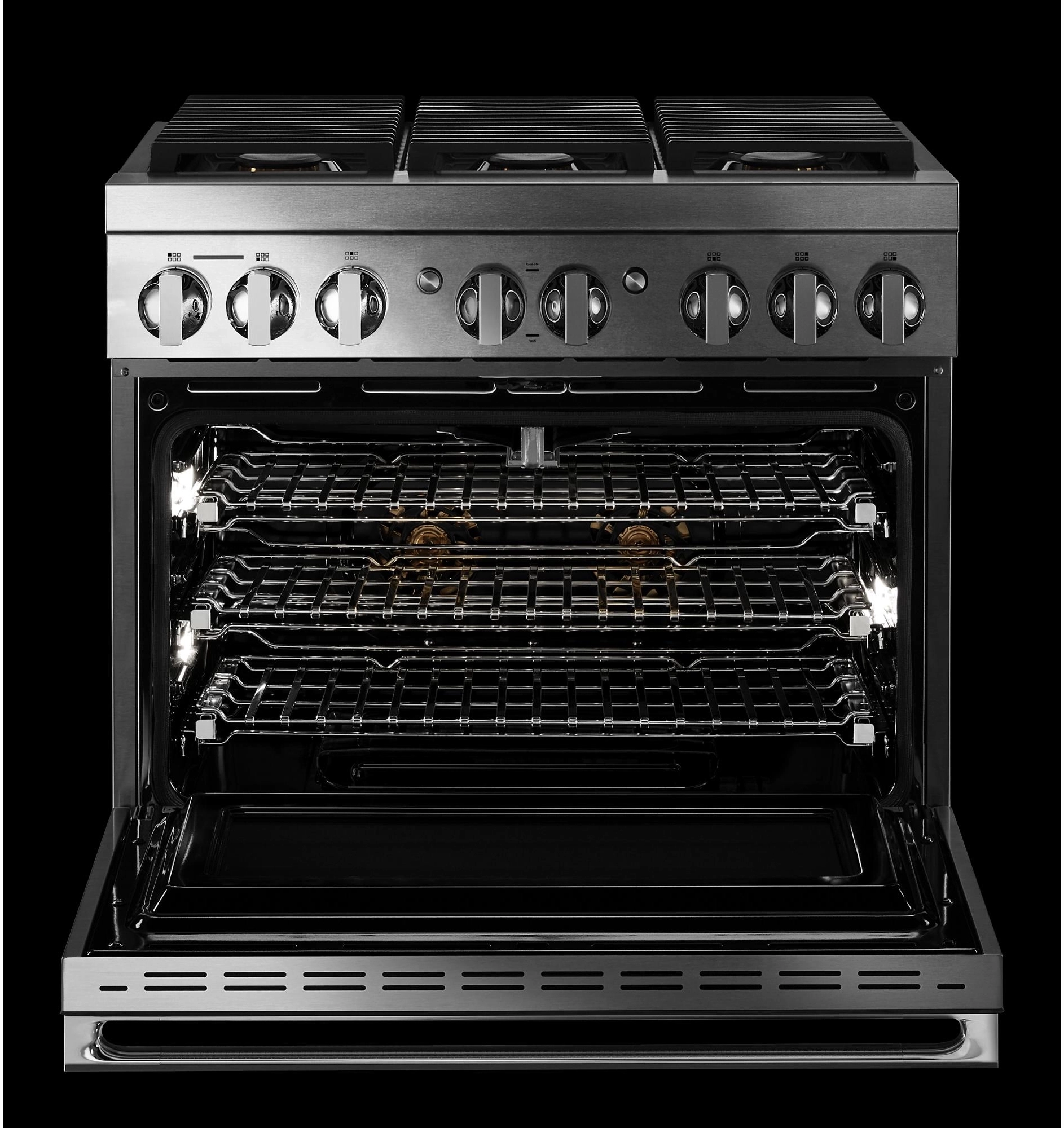 Jenn Air JDRP436HM Stainless Steel, Noir, Natural Gas