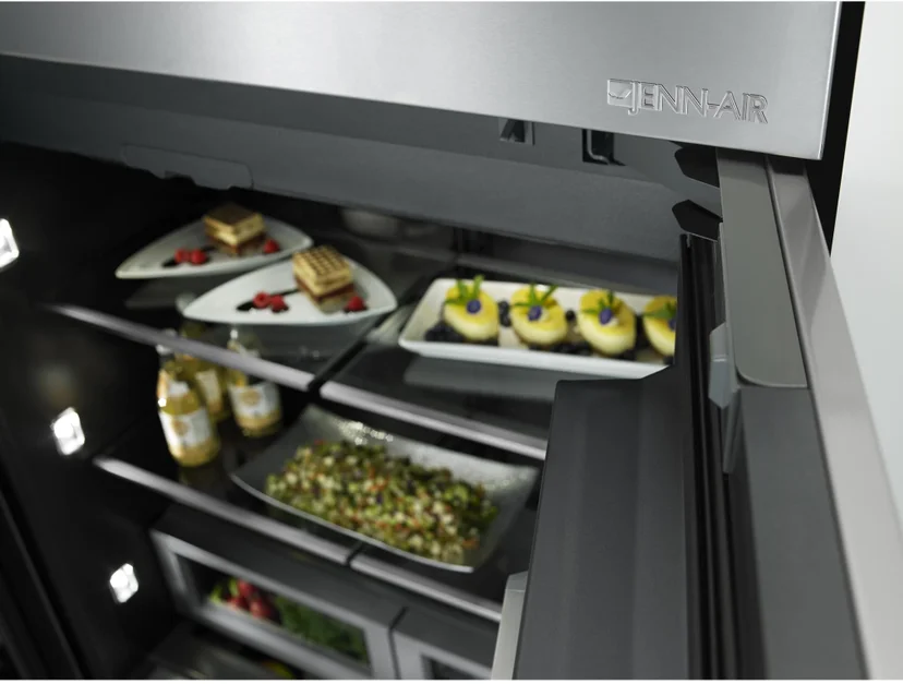 Jenn Air JF42NXFXDE 42" BuiltIn French Door Refrigerator Panel Ready