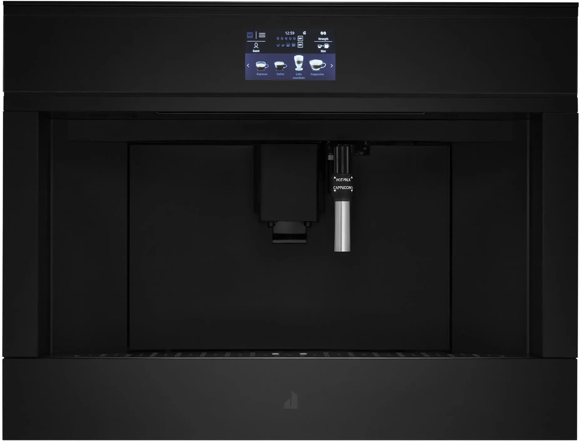 Jenn Air JJB6424HM 24 Inch Built-In Coffee System Floating Glass