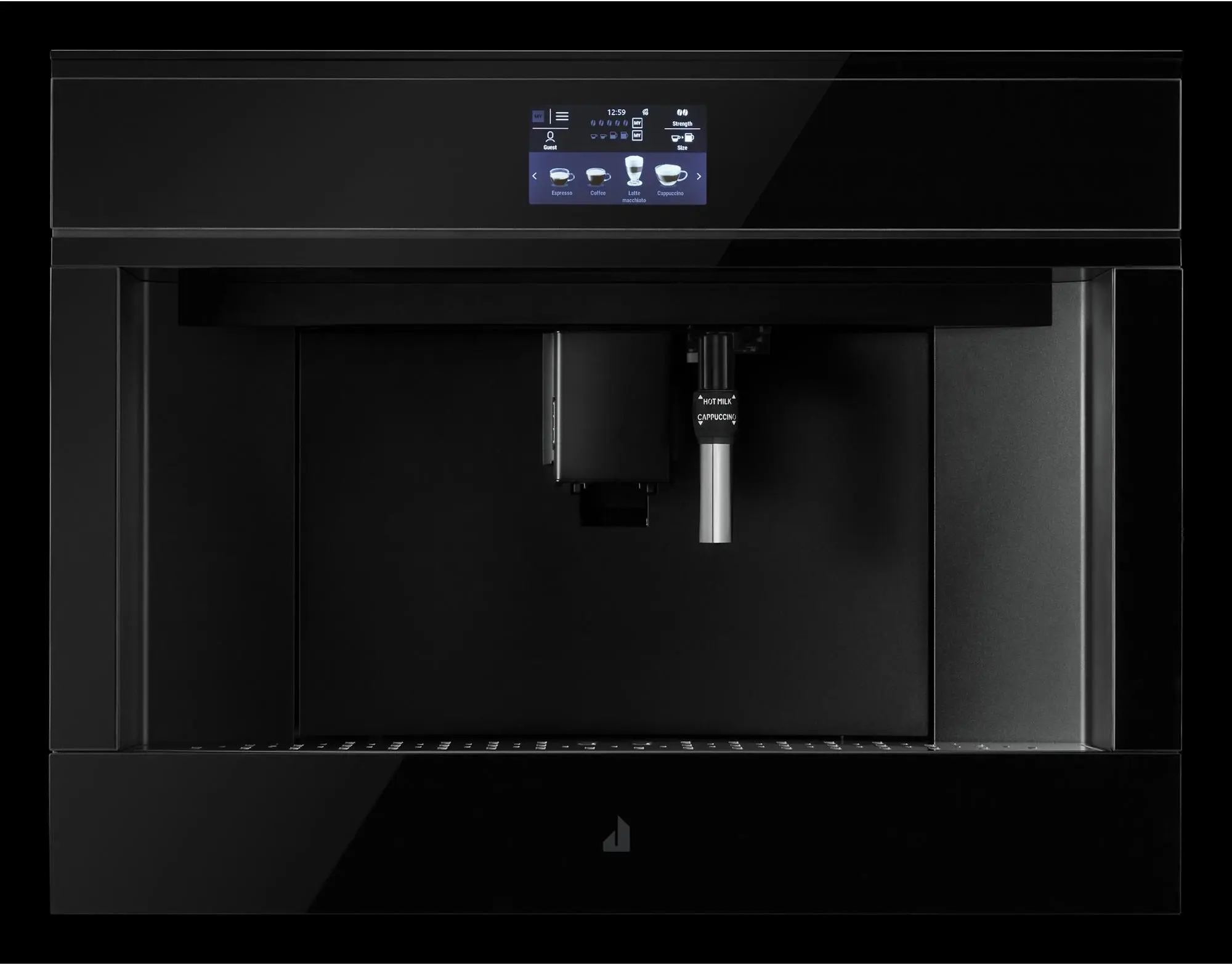 Jenn Air JJB6424HM Black Floating Glass, Noir Style