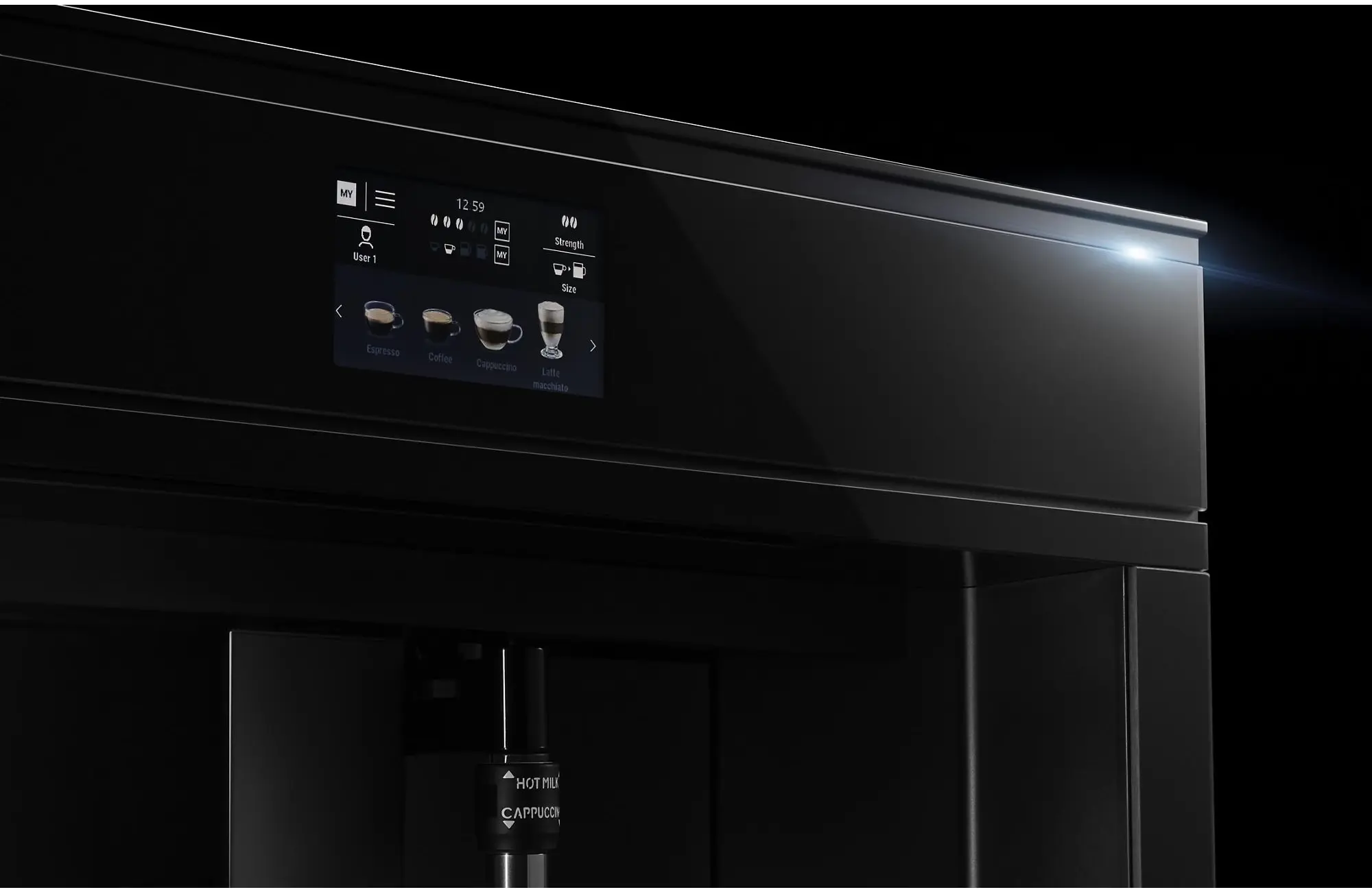 Jenn Air JJB6424HM Black Floating Glass, Noir Style