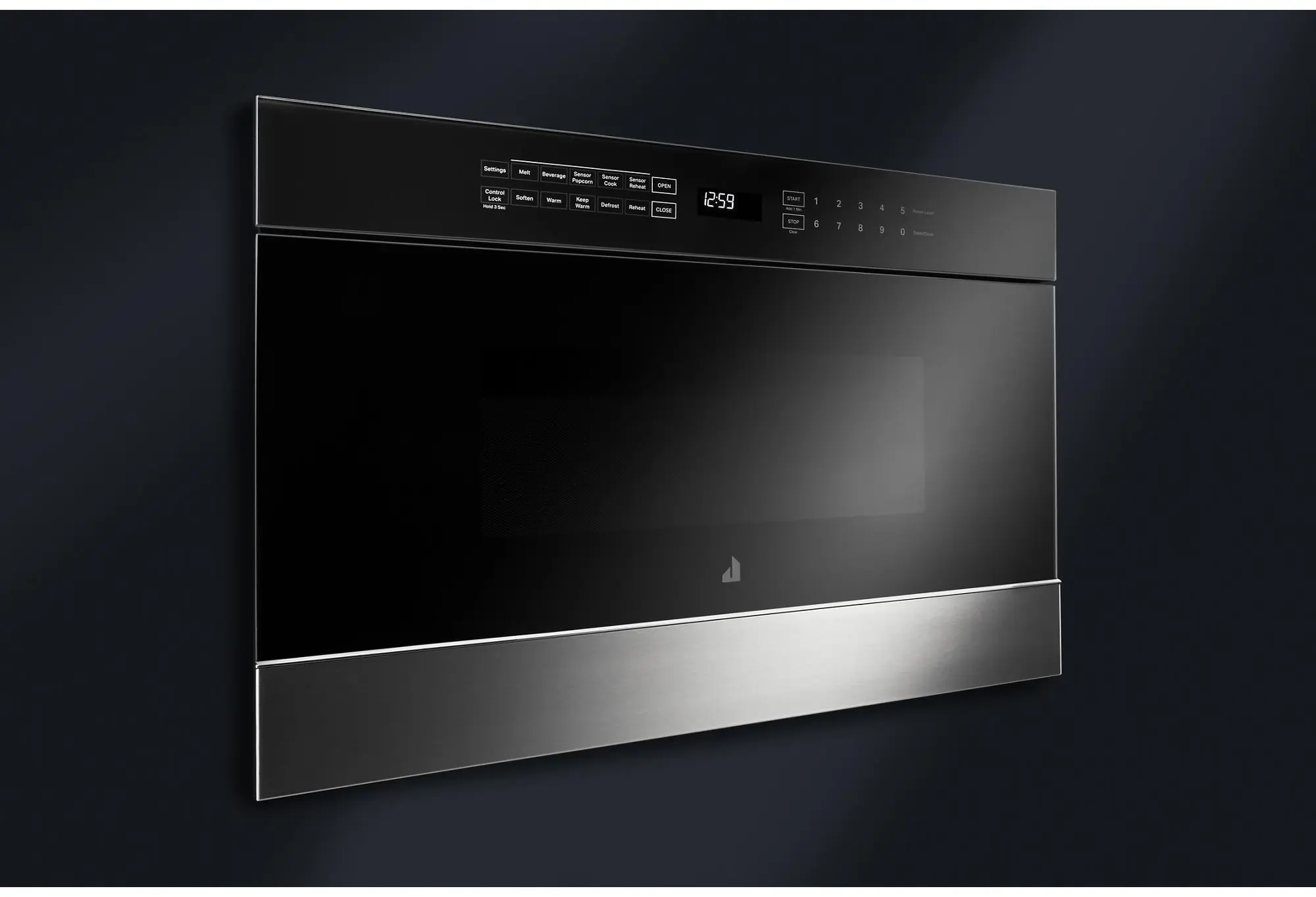 Jenn Air JMDFS24HM Black with Stainless Steel, Noir Style
