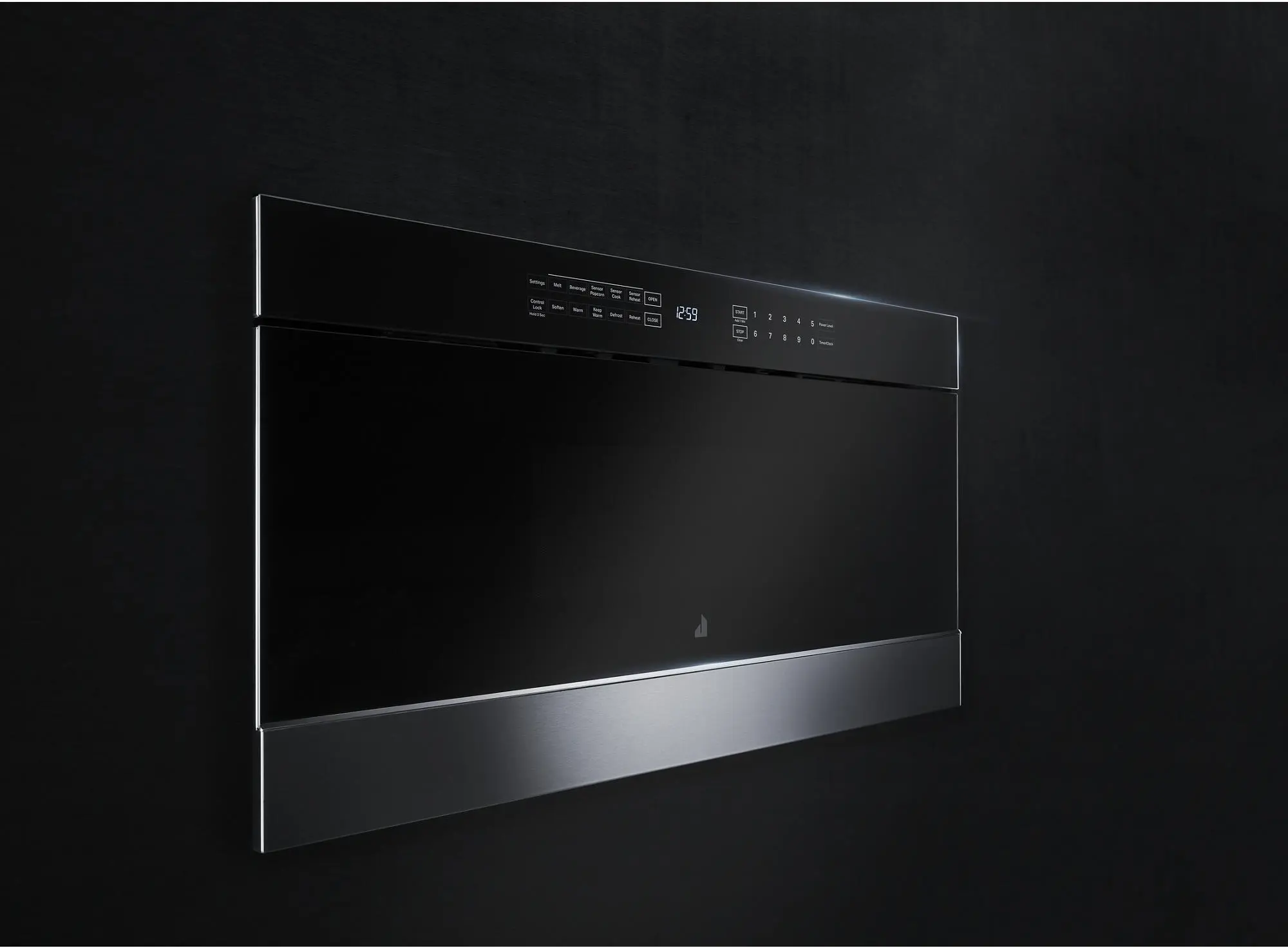 Jenn Air JMDFS24HM Black with Stainless Steel, Noir Style