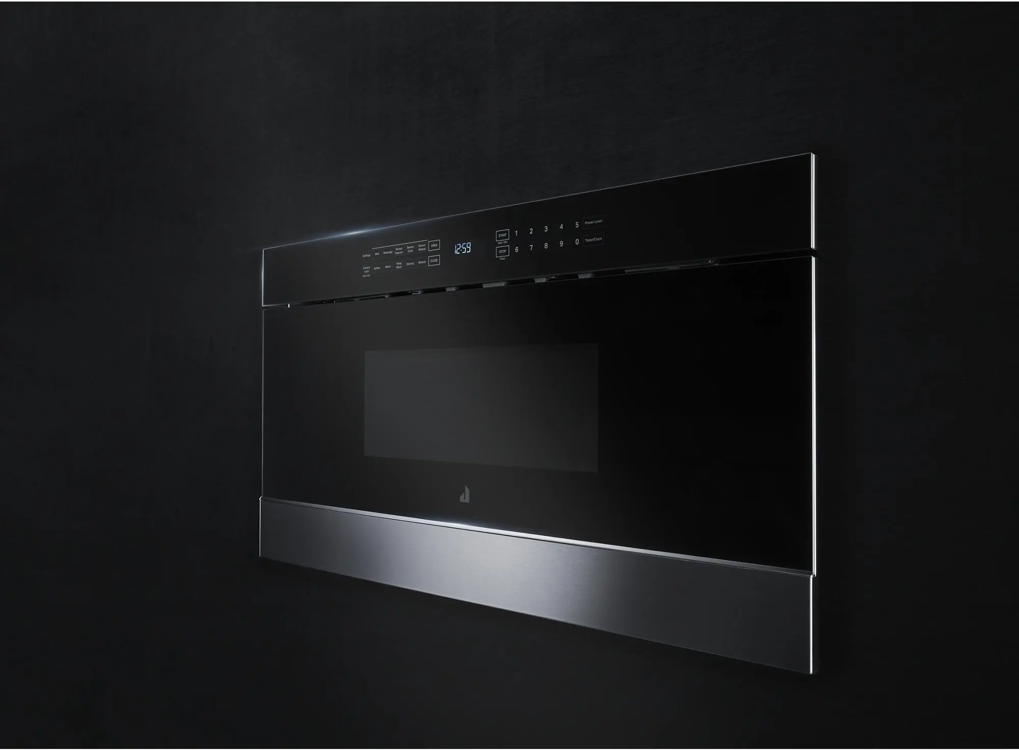 Jenn Air JMDFS24HM Black with Stainless Steel, Noir Style