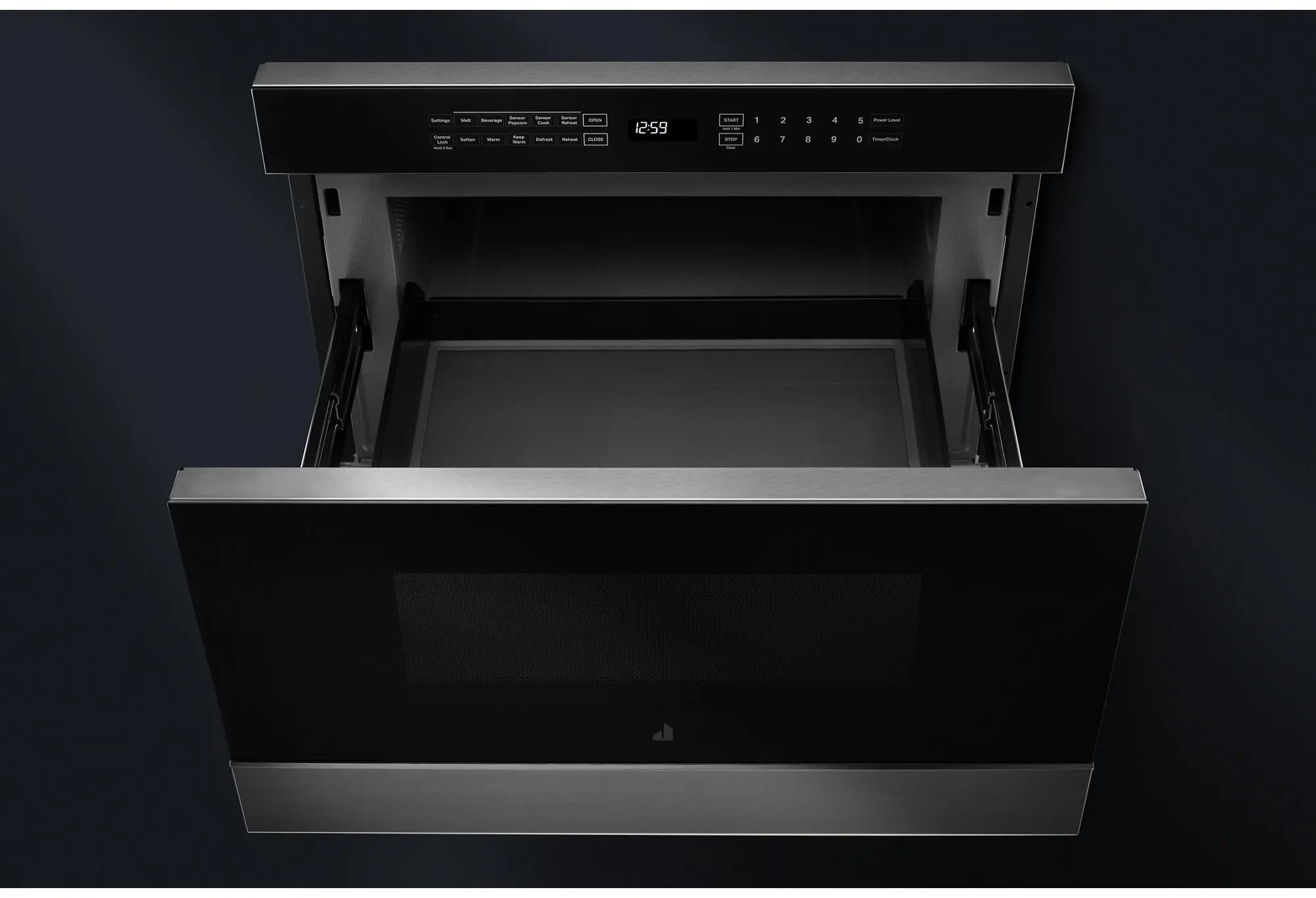 Jenn Air JMDFS24HM Black with Stainless Steel, Noir Style