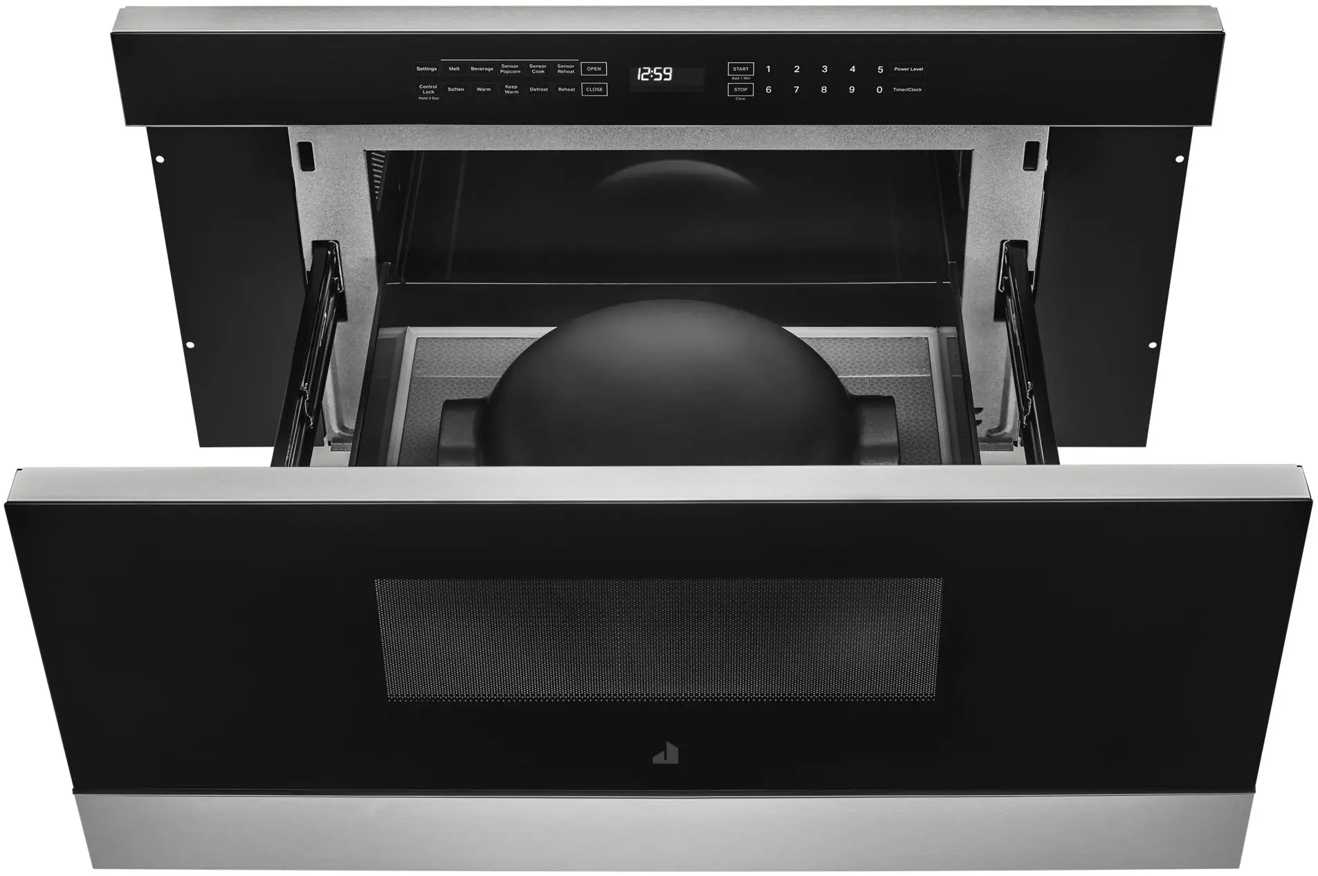 Jenn Air JMDFS24HM Black with Stainless Steel, Noir Style