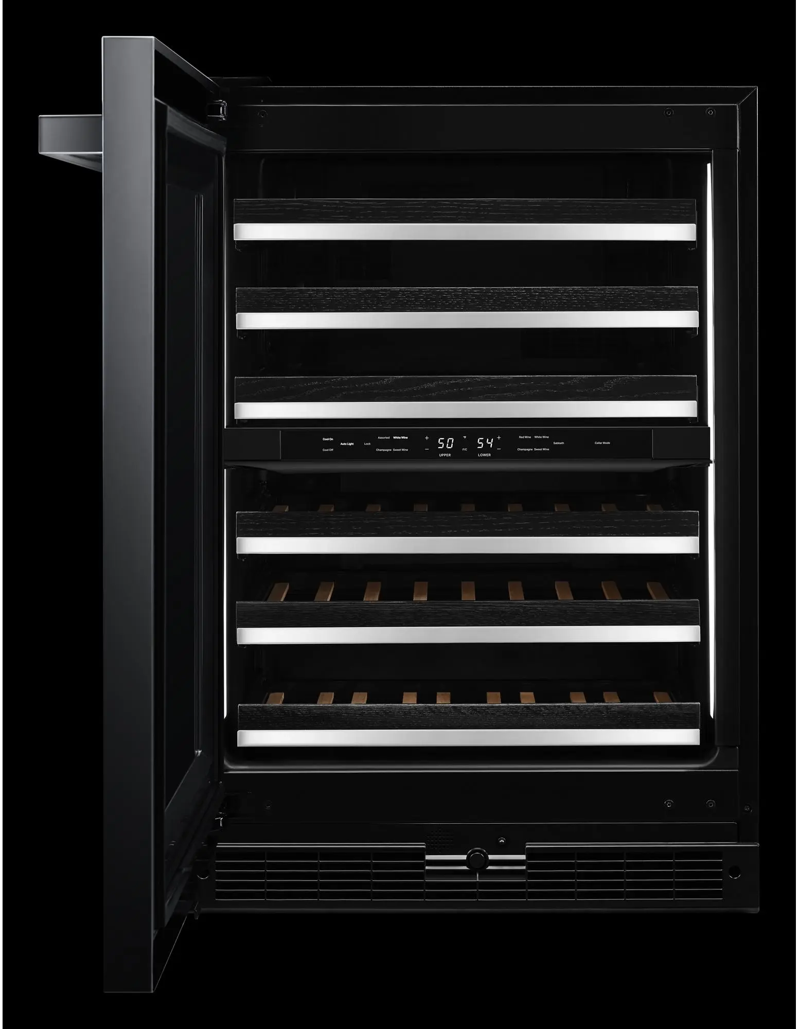 Jenn Air JUWFL242HM Black, Noir Style, Left Hinge