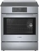 30 Inch Slide-In Induction Range with 4 Elements, 4.6 cu. ft. Oven Capacity, Warming Drawer, Self-Clean, Touch Control, and 11 Specialized Cooking Modes