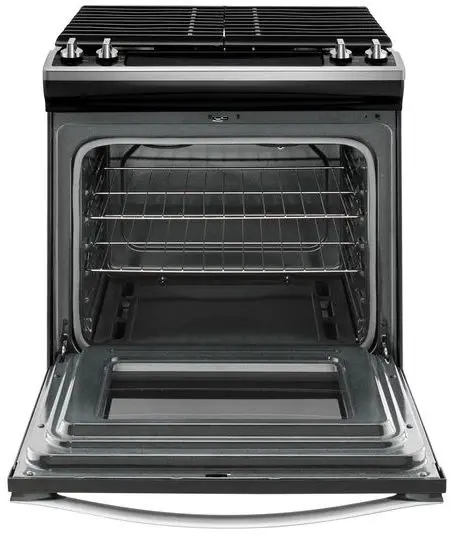 Whirlpool WEG515S0FS Black on Stainless Steel