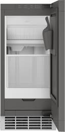 15 Inch Under Counter Panel Ready Ice Maker with Nugget Ice, LED Lighting, Ice Scoop, Clean Reminder Light, 50lbs Daily Production, 26 Lbs. Capacity, and UL Listed (Panel Required)