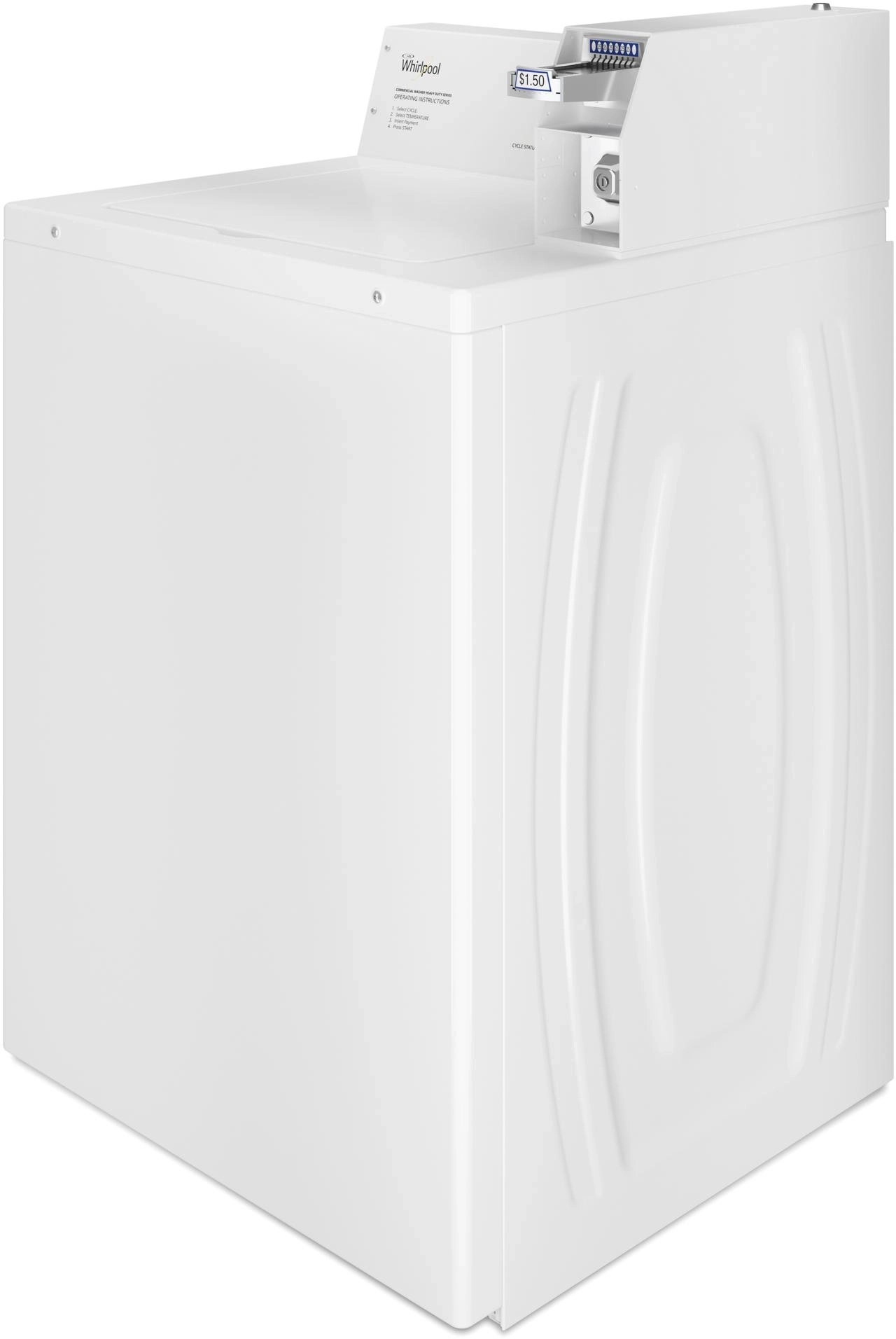 Whirlpool CAE2745FQ White with Coin Box