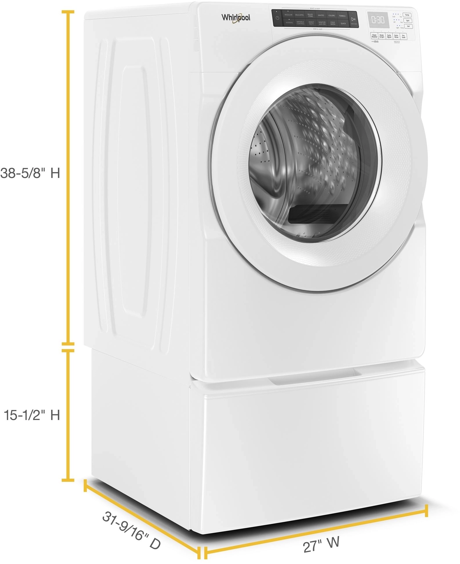 Whirlpool WFW560CHW White