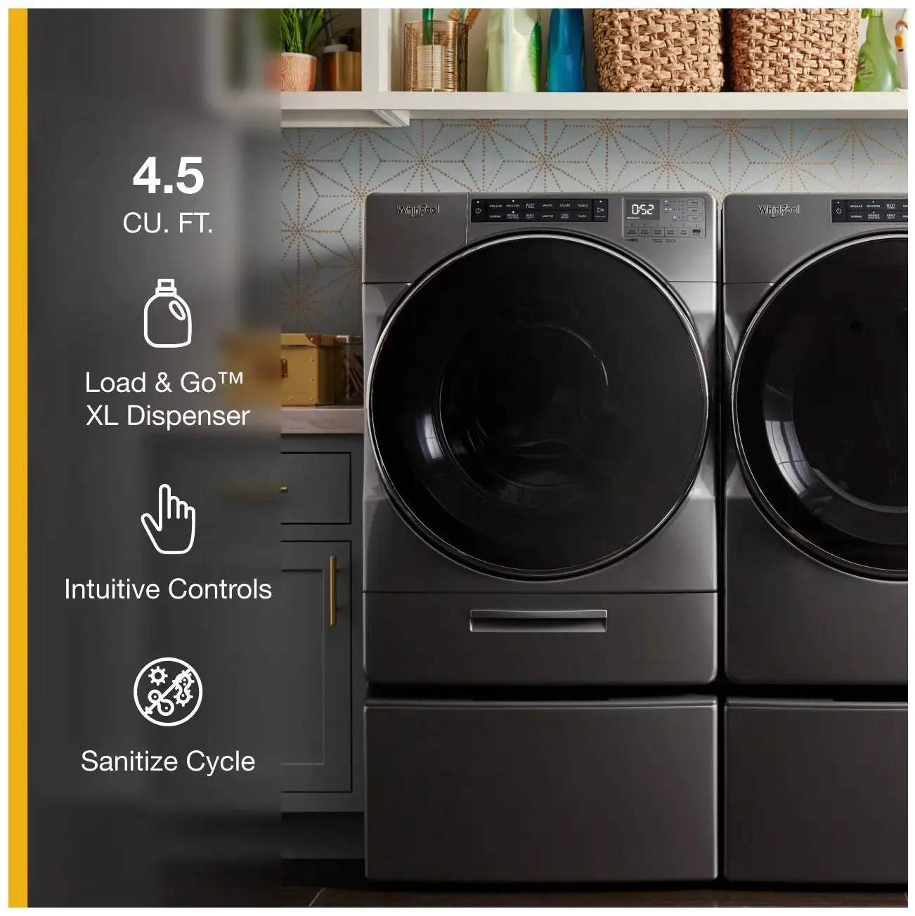Whirlpool WFW6620HC Chrome Shadow