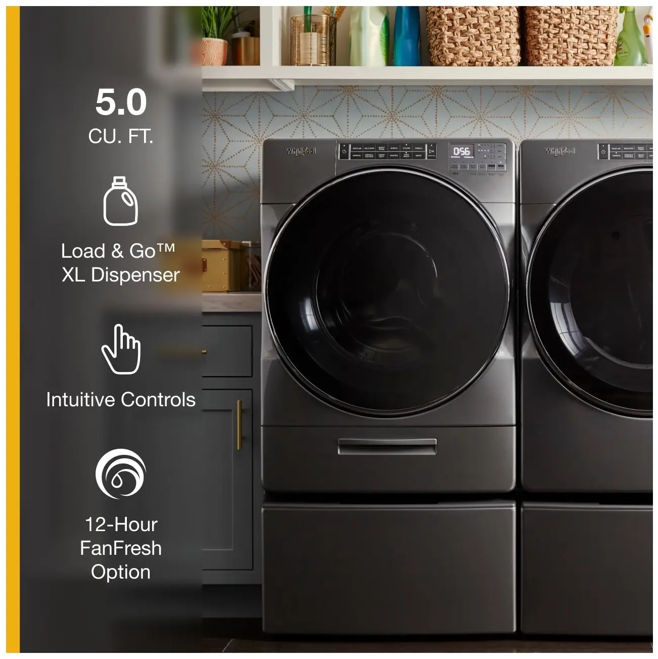 Whirlpool WFW8620HC Chrome Shadow