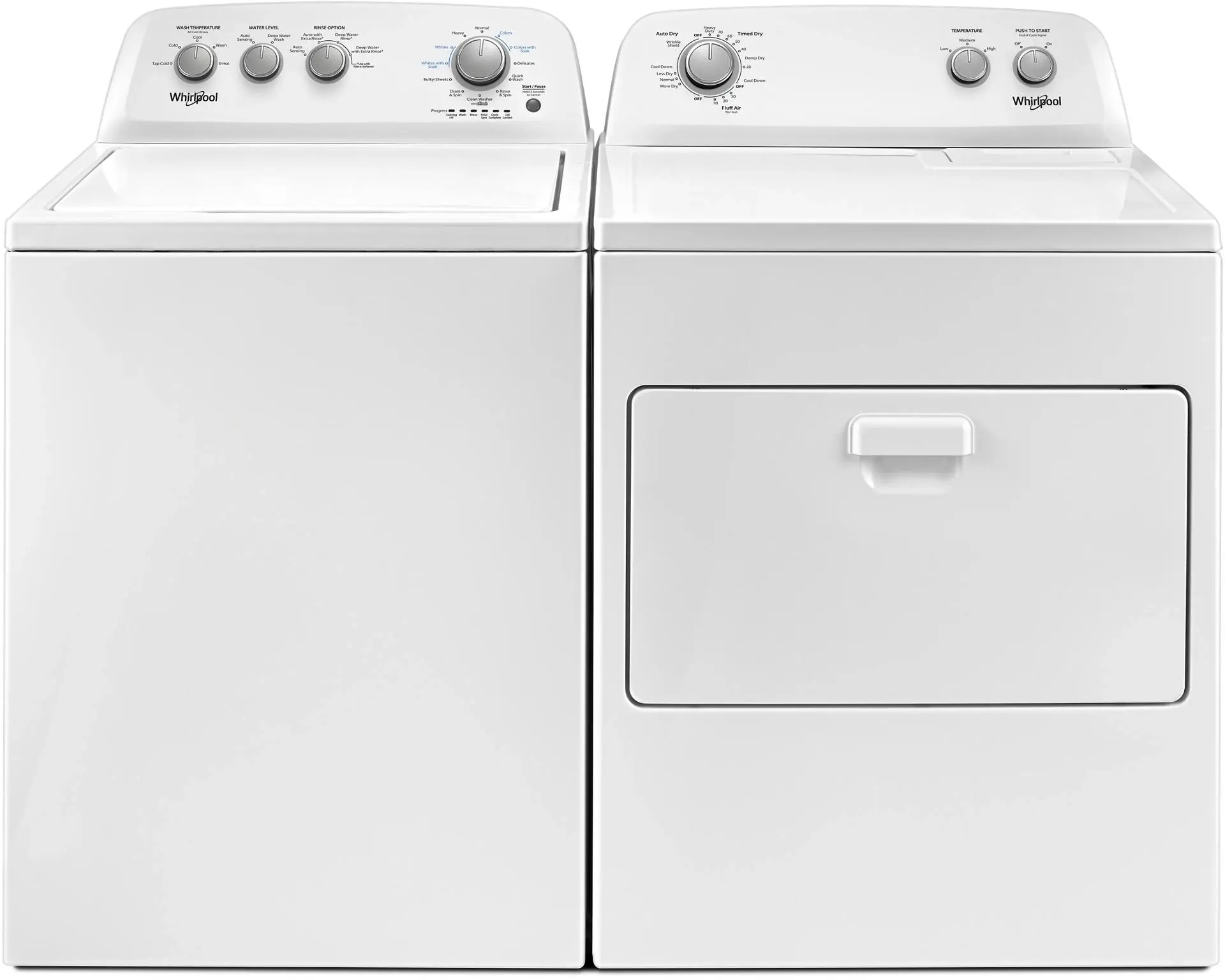 Whirlpool WTW4855HW 28 Inch Top Load Washer White | Plesser's