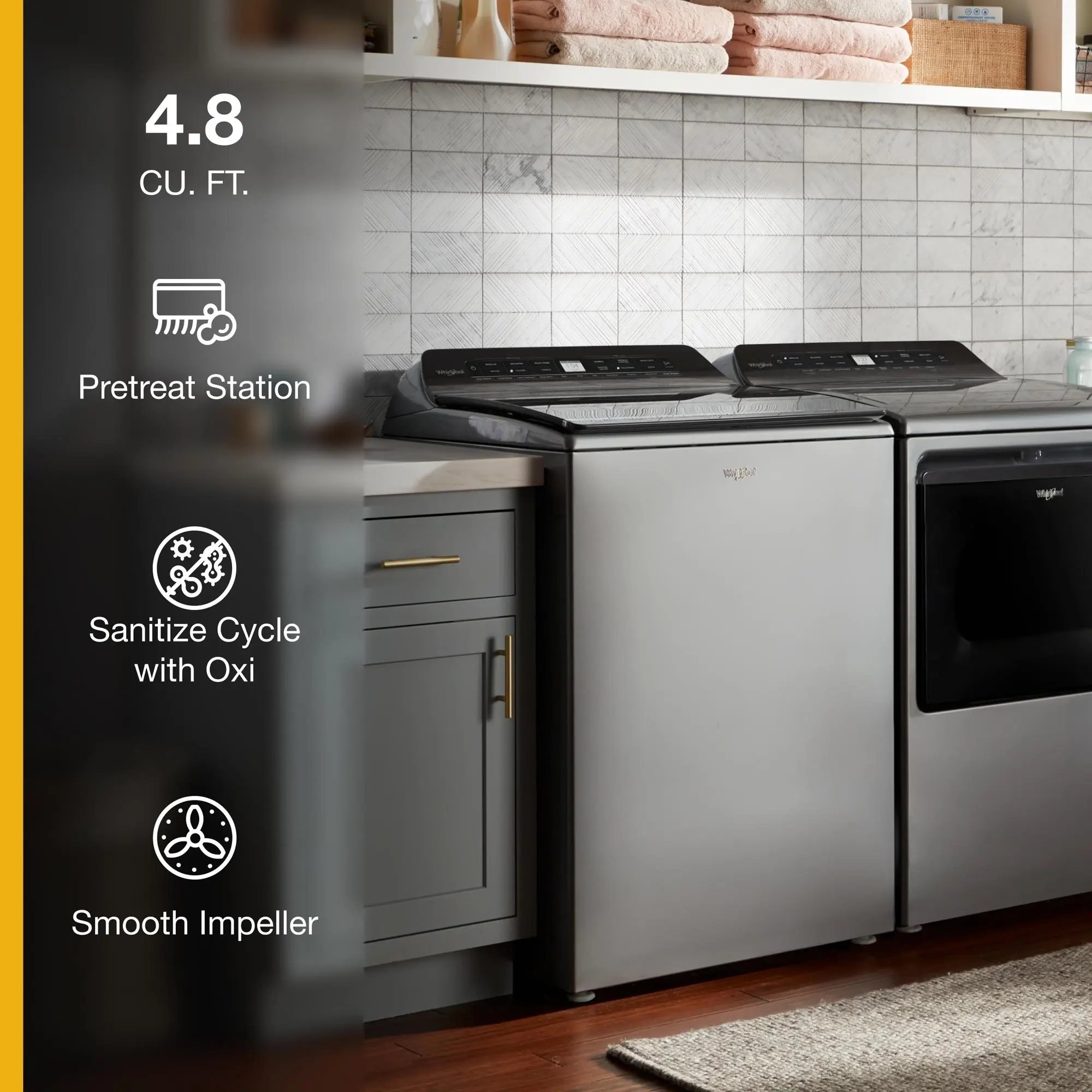 Whirlpool WTW5100HC Chrome Shadow