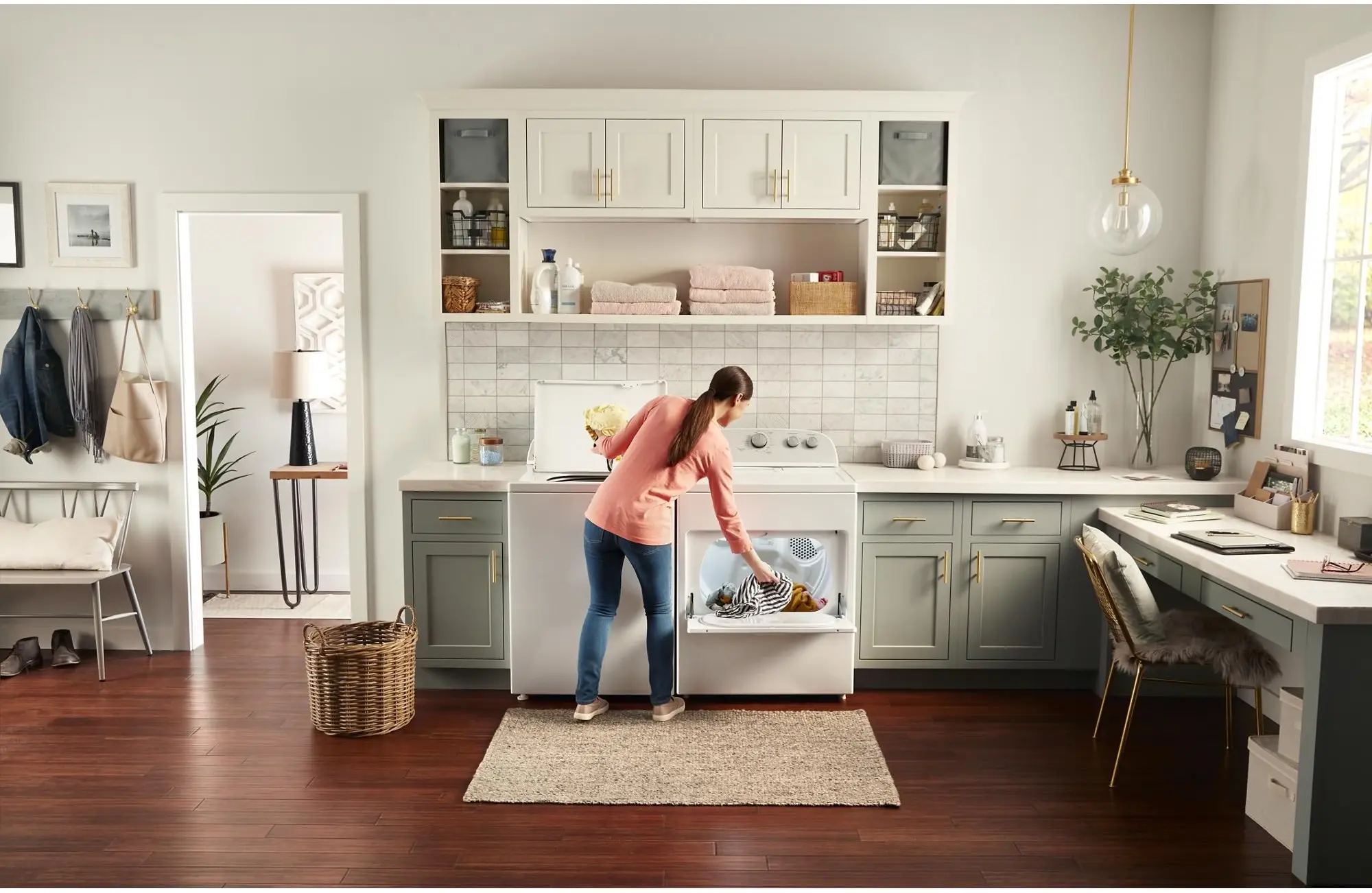 Whirlpool WED4950HW White