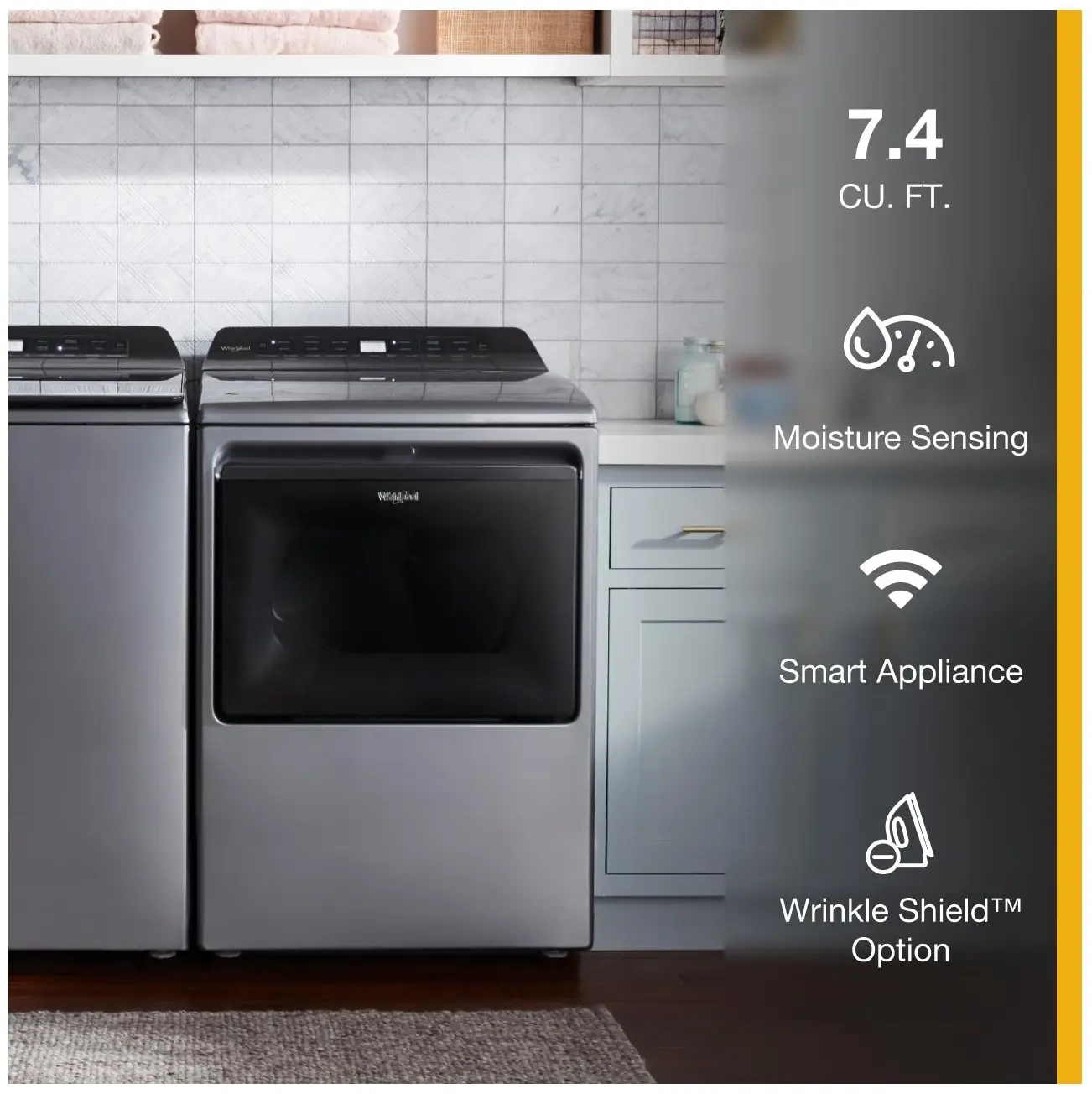 Whirlpool WED6120HC Chrome Shadow
