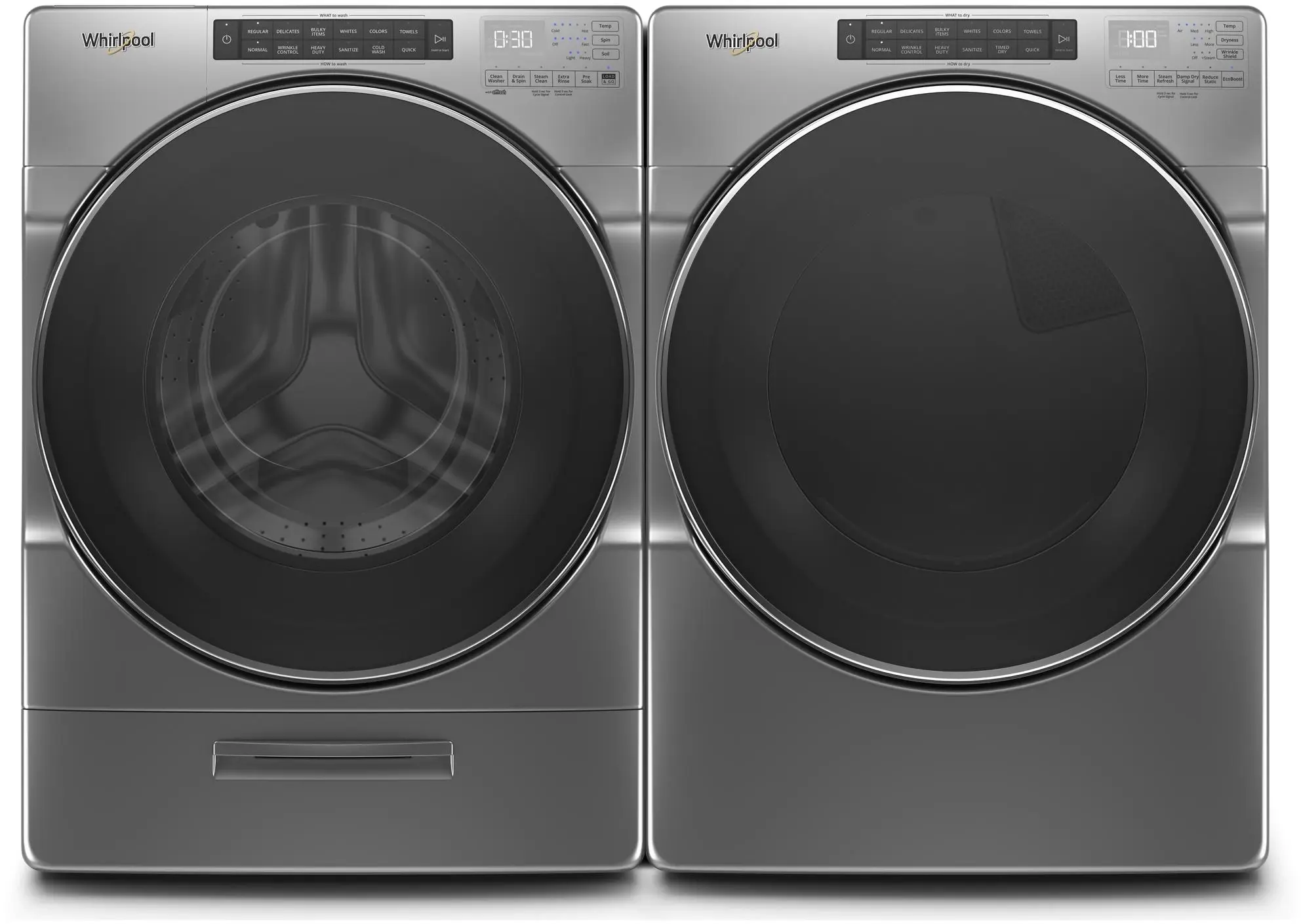 Whirlpool WED6620HC Chrome Shadow