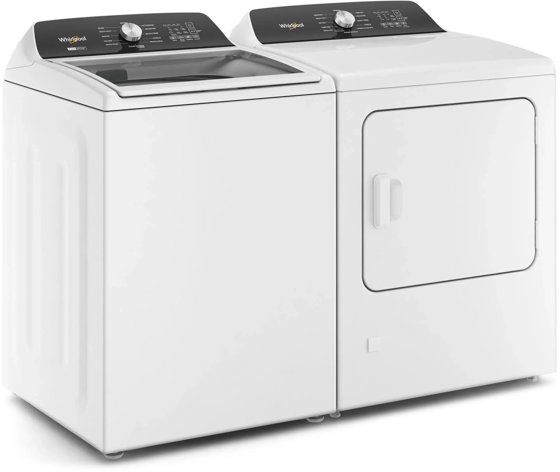 Whirlpool WGD5050LW 7.0 Cu. Ft. Gas Moisture Sensing Dryer White