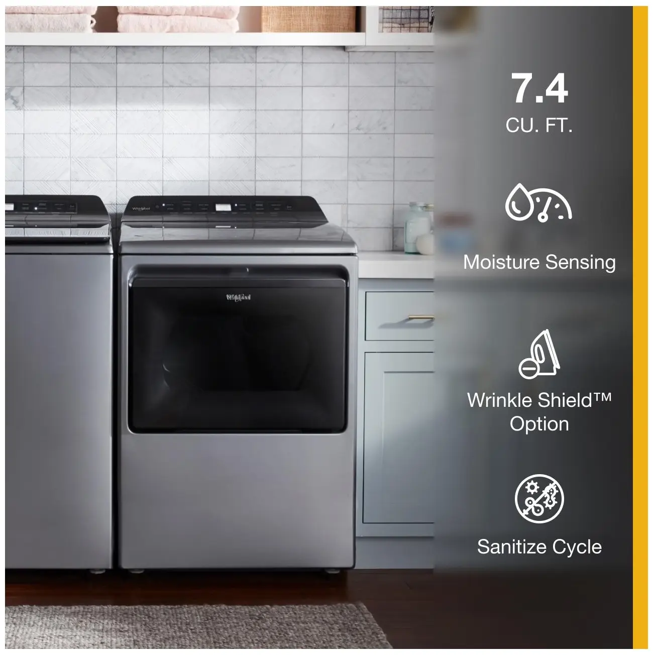 Whirlpool WGD5100HC Chrome Shadow