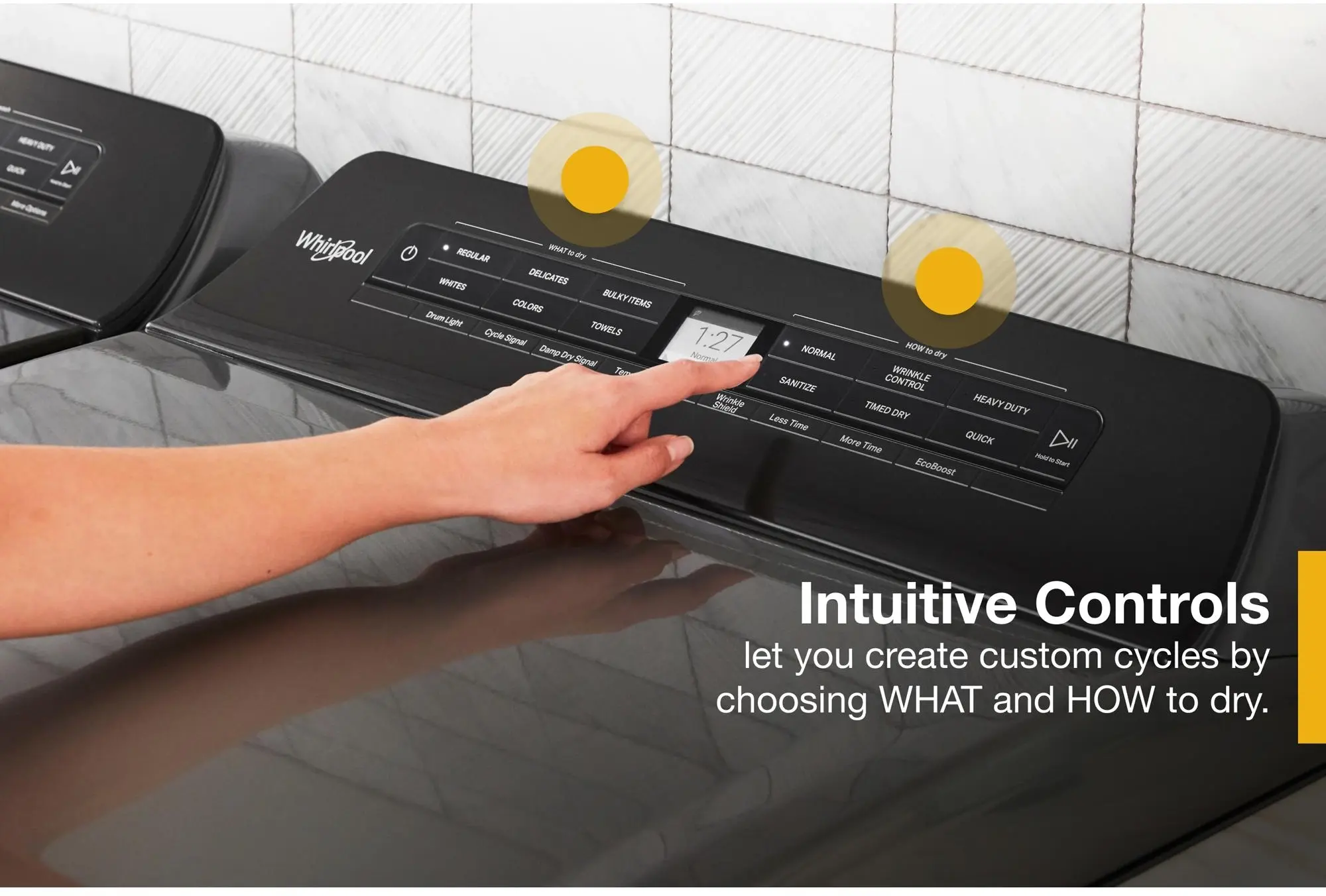 Whirlpool WGD5100HC Chrome Shadow