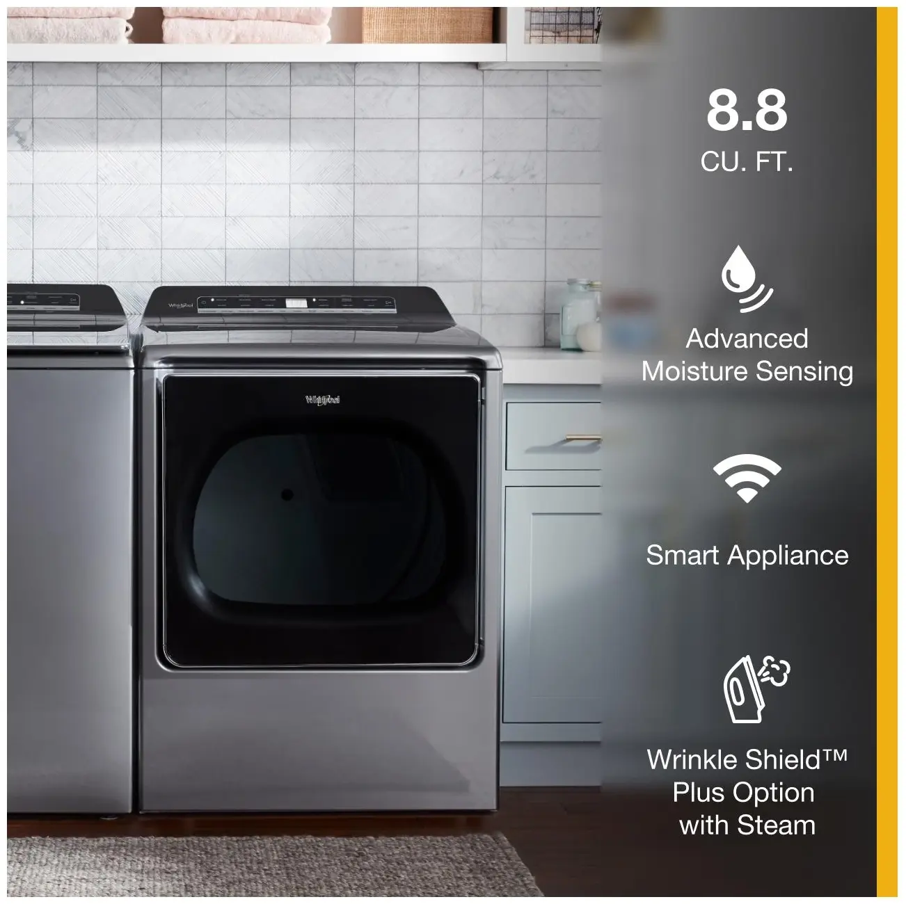 Whirlpool WGD8120HC Chrome Shadow