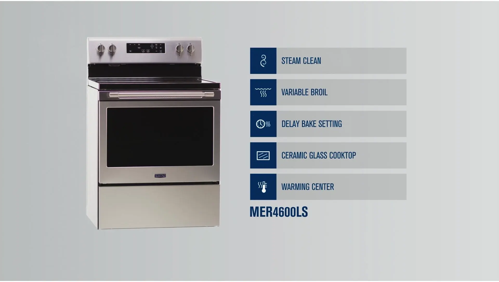 Maytag MER4600LS Stainless Steel