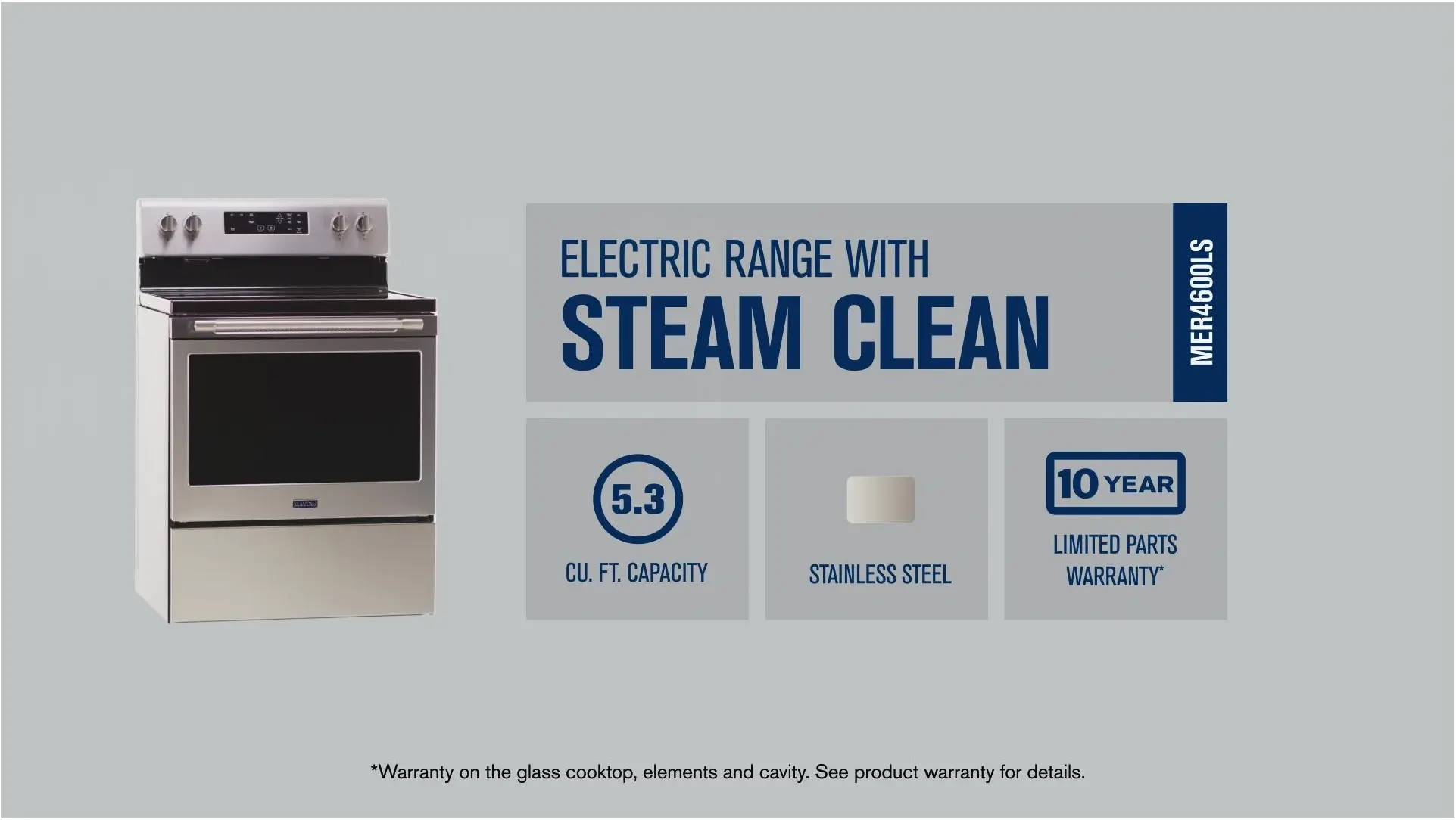 Maytag MER4600LS Stainless Steel