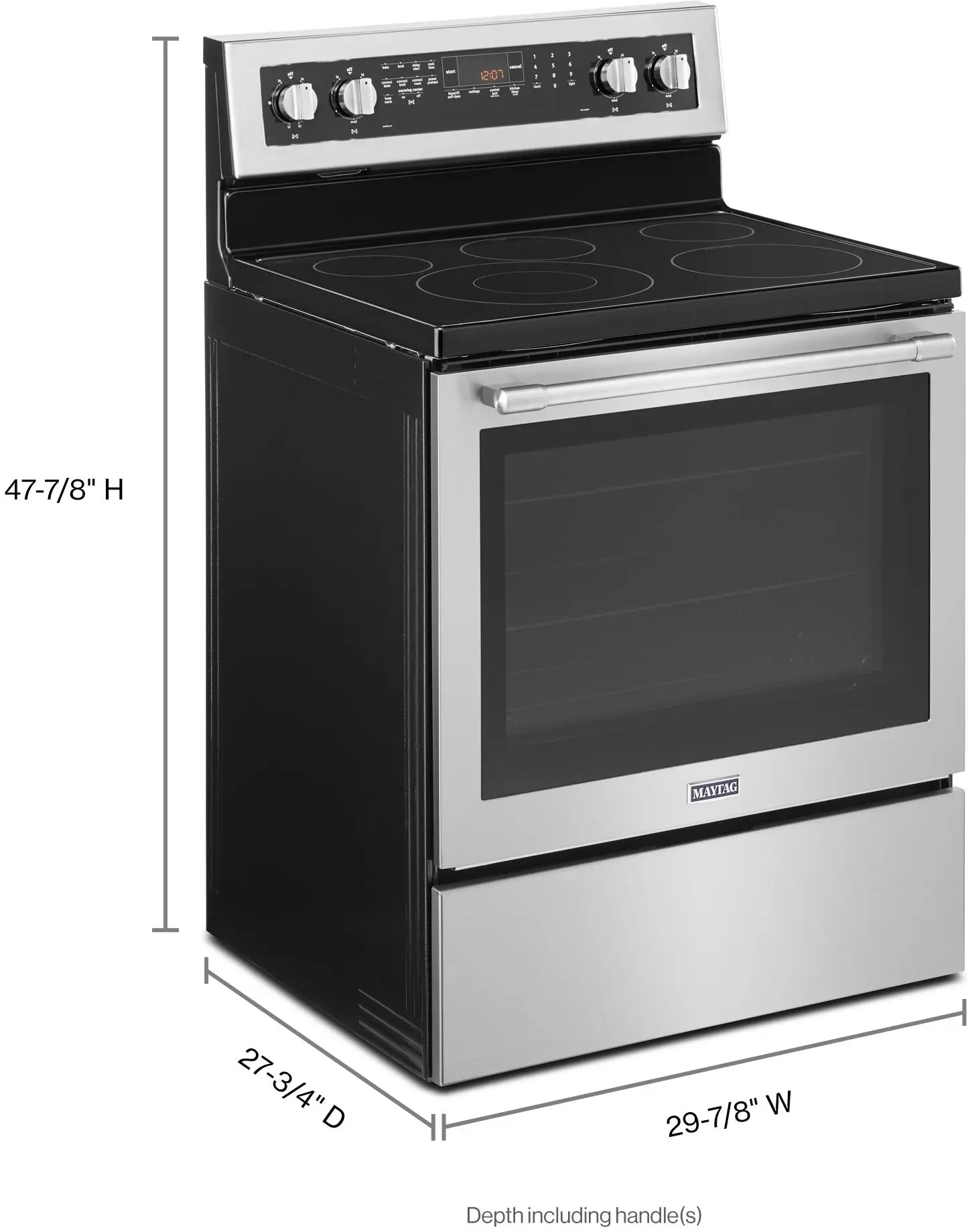 Maytag MER8800FZ Stainless Steel with Fingerprint Resistant
