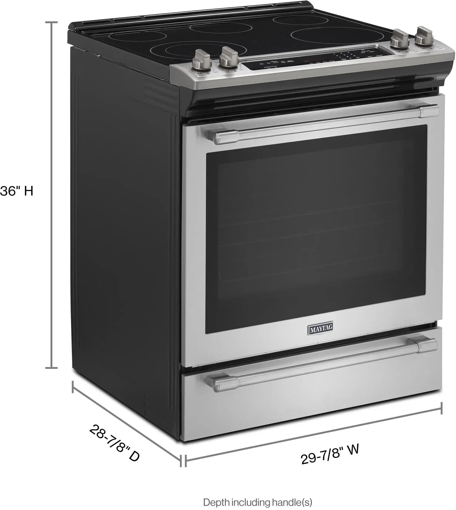 Maytag MES8800FZ Stainless Steel with Fingerprint Resistant