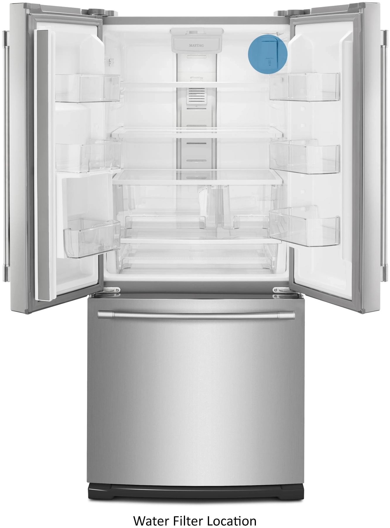 Maytag French Door Fridge (MFW2055FRZ) - Fingerprint Resistant Stainless Steel Maytag French Door Fridge (MFW2055FRZ) - Fingerprint Resistant Stainless Steel