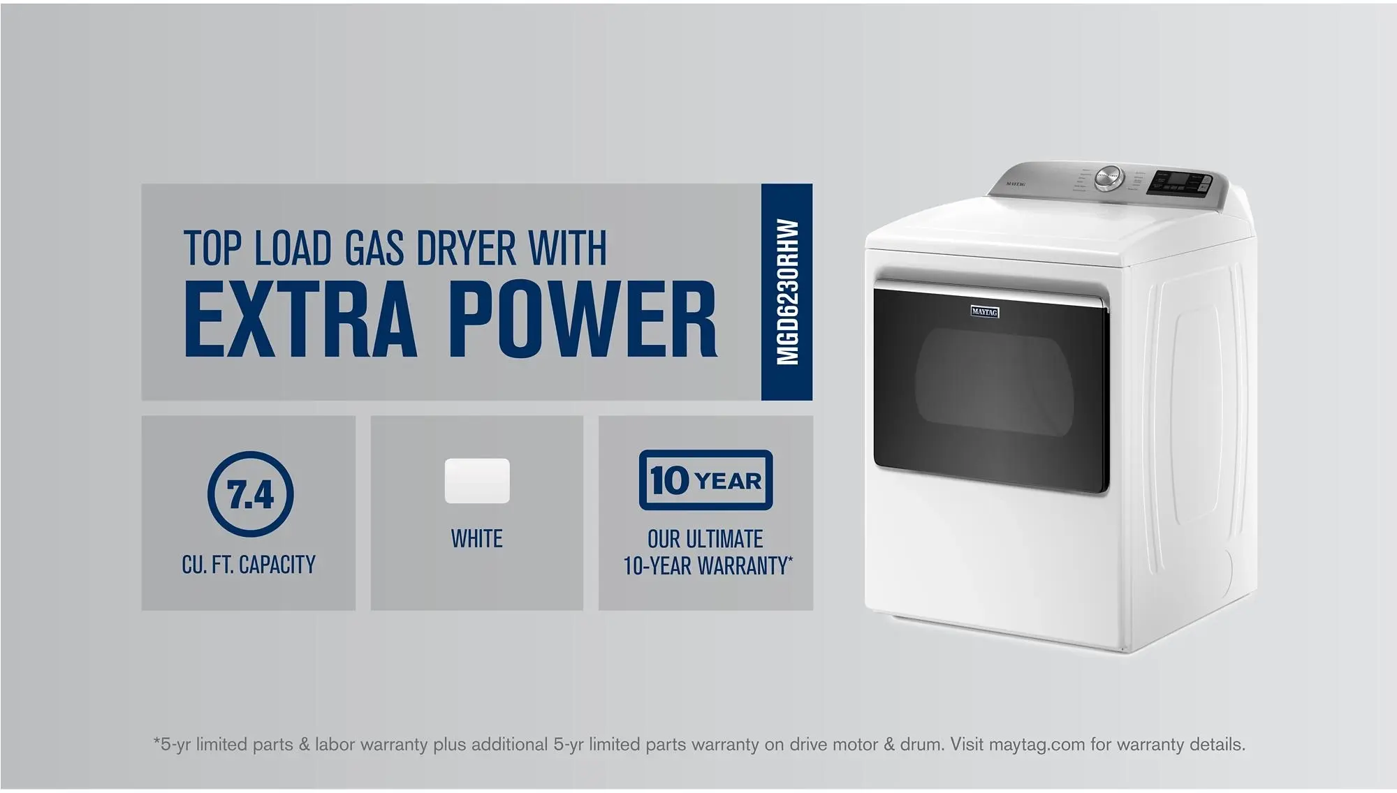 Maytag MGD6230RHW White
