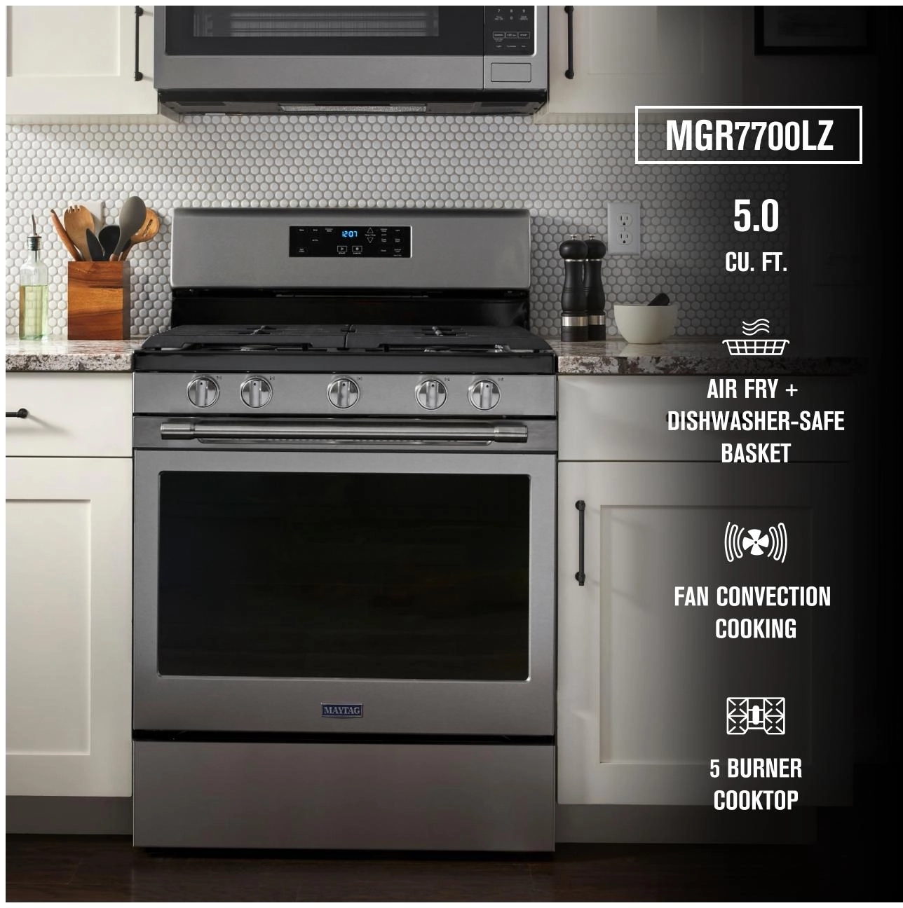 Maytag MGR7700LZ Fingerprint Resistant Stainless Steel