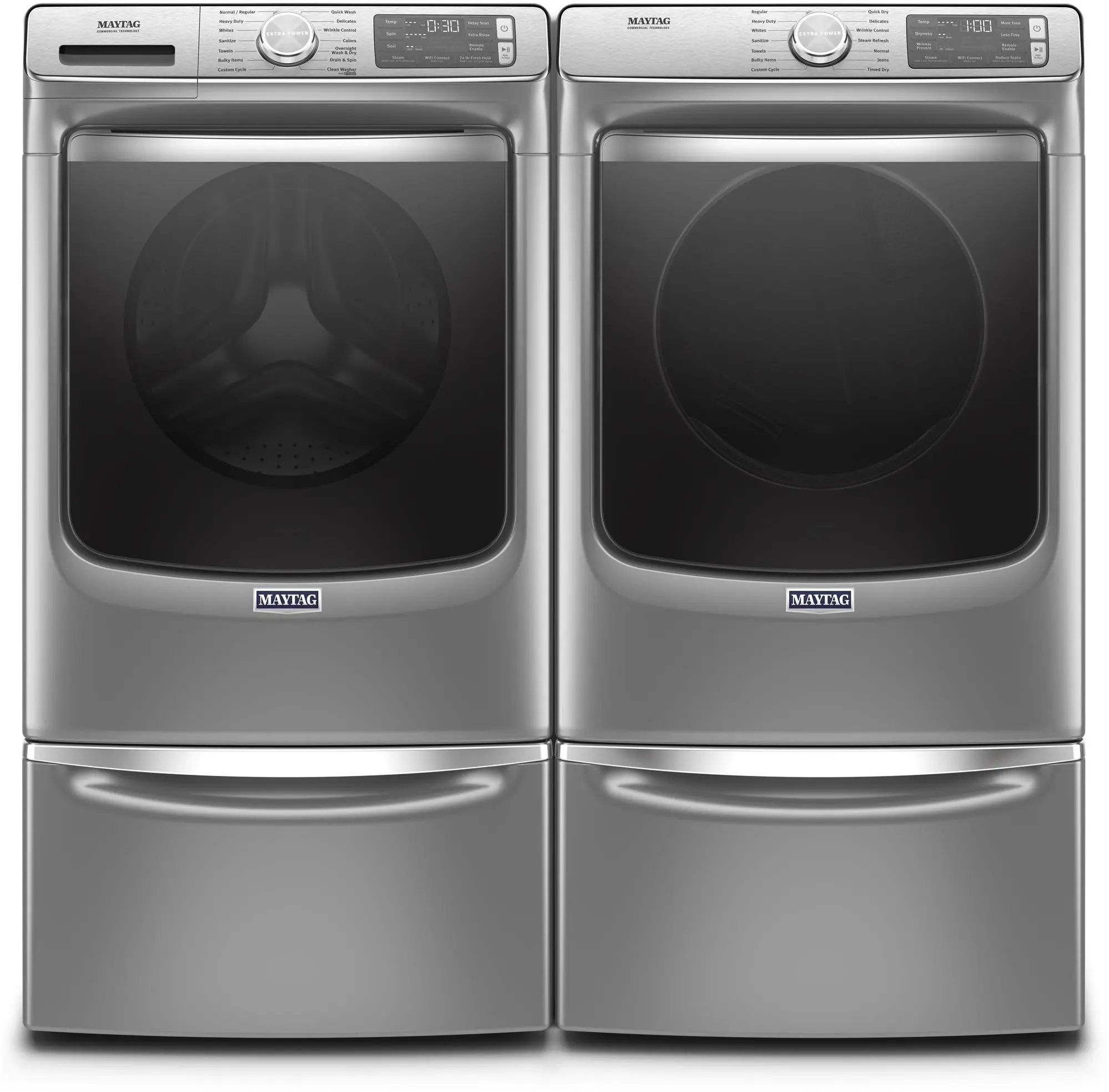 Maytag MHW8630HC 27 Inch Front Load Smart Washer Metallic Slate