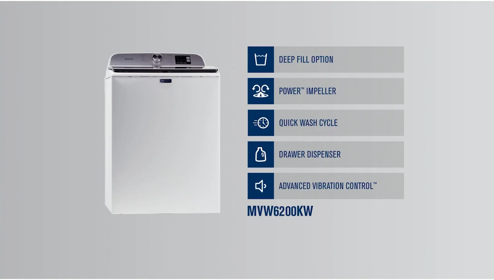 Maytag MVW6200KW White