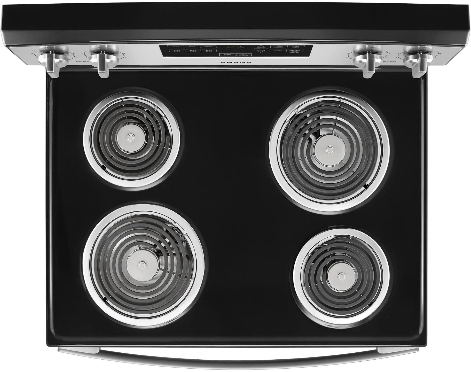 Amana ACR4303MFS Black on Stainless Steel