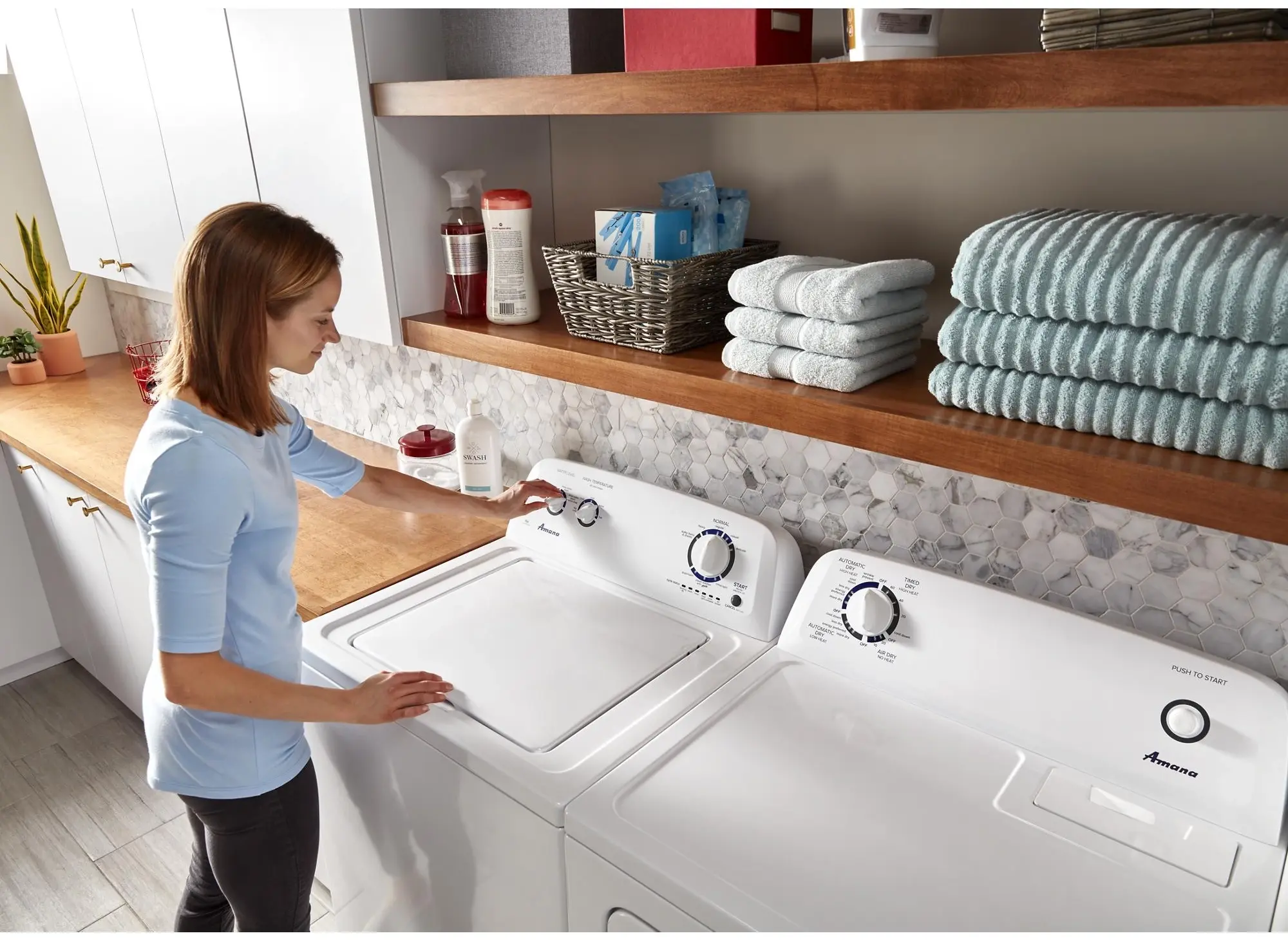 Amana NED4655EW White