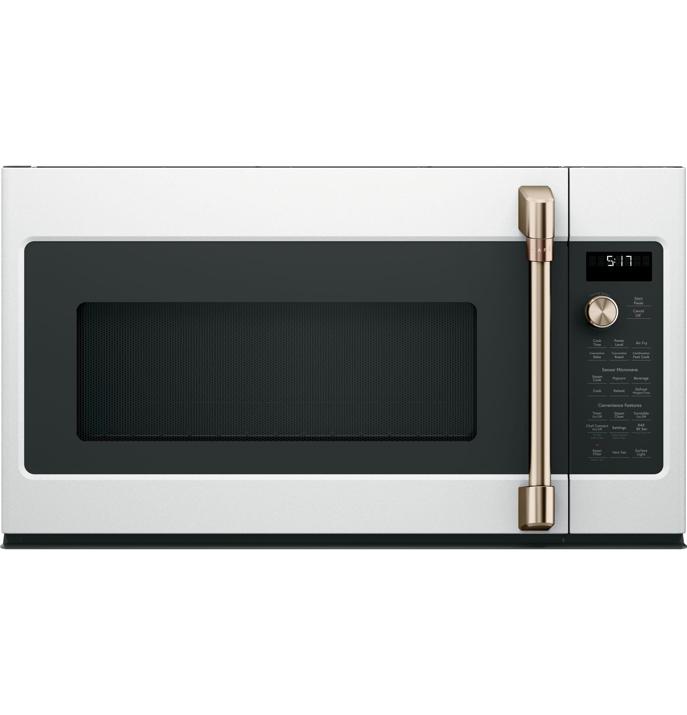 30 Inch Over-the-Range Convection Microwave Oven with 1.7 cu. ft. Capacity, Sensor Cooking, Steam Cook, Fast Cook, My Cycle, Steam Clean, Chef Connect, 300 CFM, LED Cooktop Lighting, Removable Oven Rack, 950 Cooking Watts, 3-Speed 300 CFM Exhaust Fan and UL Listed
