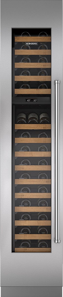 Sub Zero DEC1850WL 18 Inch Designer Wine Storage: Panel Ready
