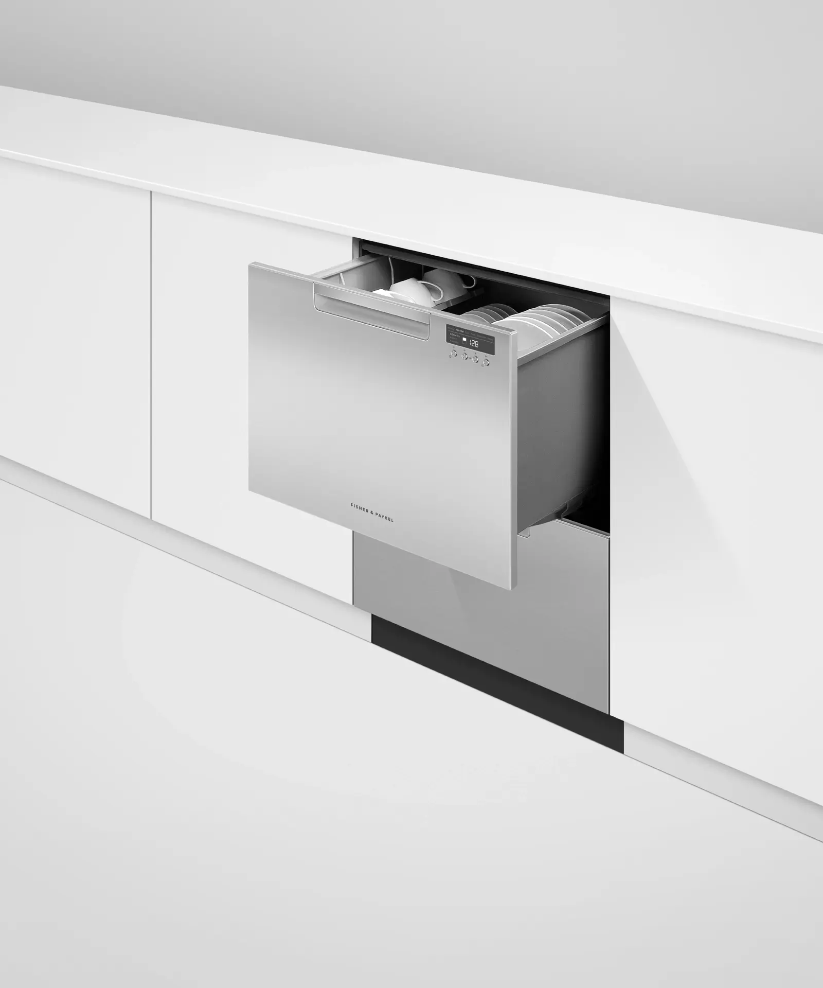 Fisher Paykel DD24DCHTX9N Stainless Steel, Water Softener