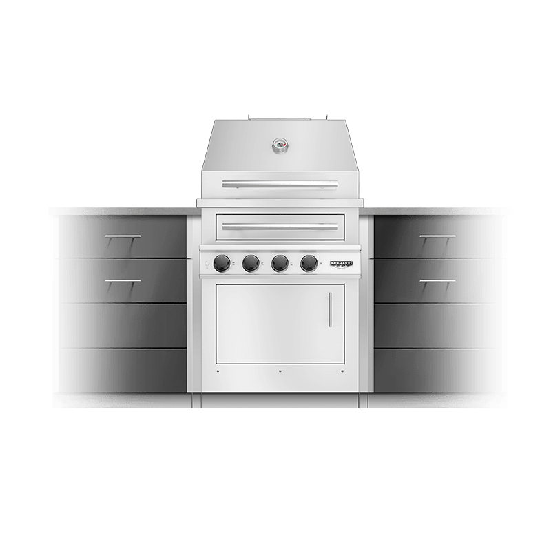 Kalamazoo K500HB21NALPBLKS4 Bulk Liquid Propane, Stainless Steel