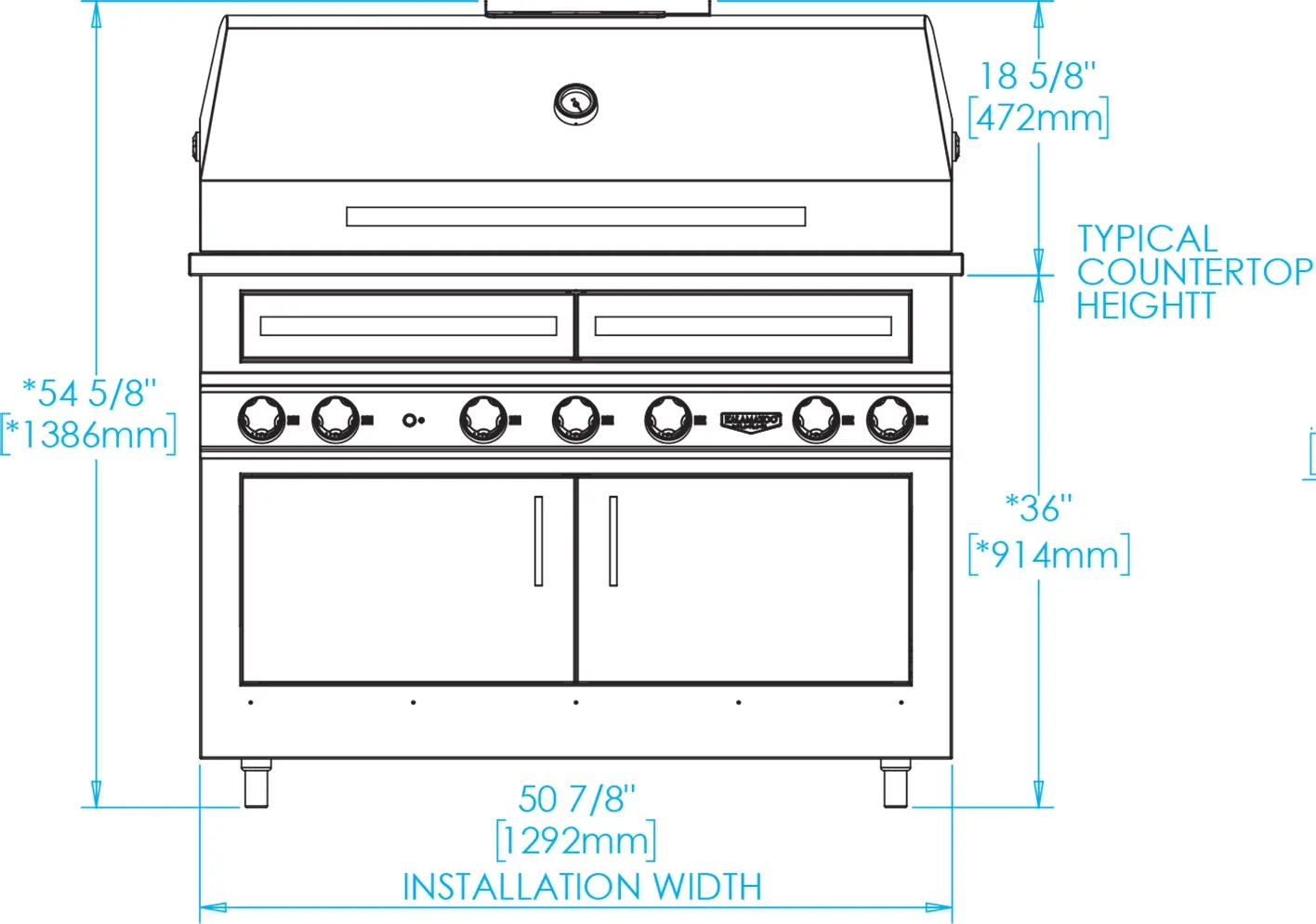 Kalamazoo K1000HB21NANGS4 Natural Gas, Stainless Steel