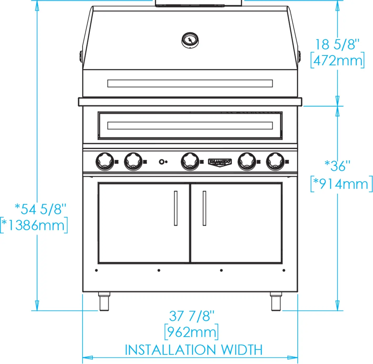 Kalamazoo K750HB21NANGM6 Natural Gas, Marine Grade Stainless Steel