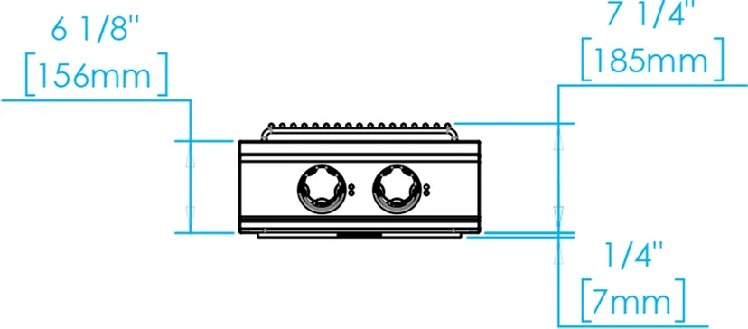 Kalamazoo KCKTPD31NANGS4 Cooktop: Natural Gas, Stainless Steel