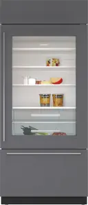 36 Inch Built-In Bottom Mount Smart Refrigerator with 20.8 cu. ft. Total Capacity, Split Climate™, ClearSight™ LED Lighting System, Night Mode, Automatic Ice Maker, and Star-K Certified